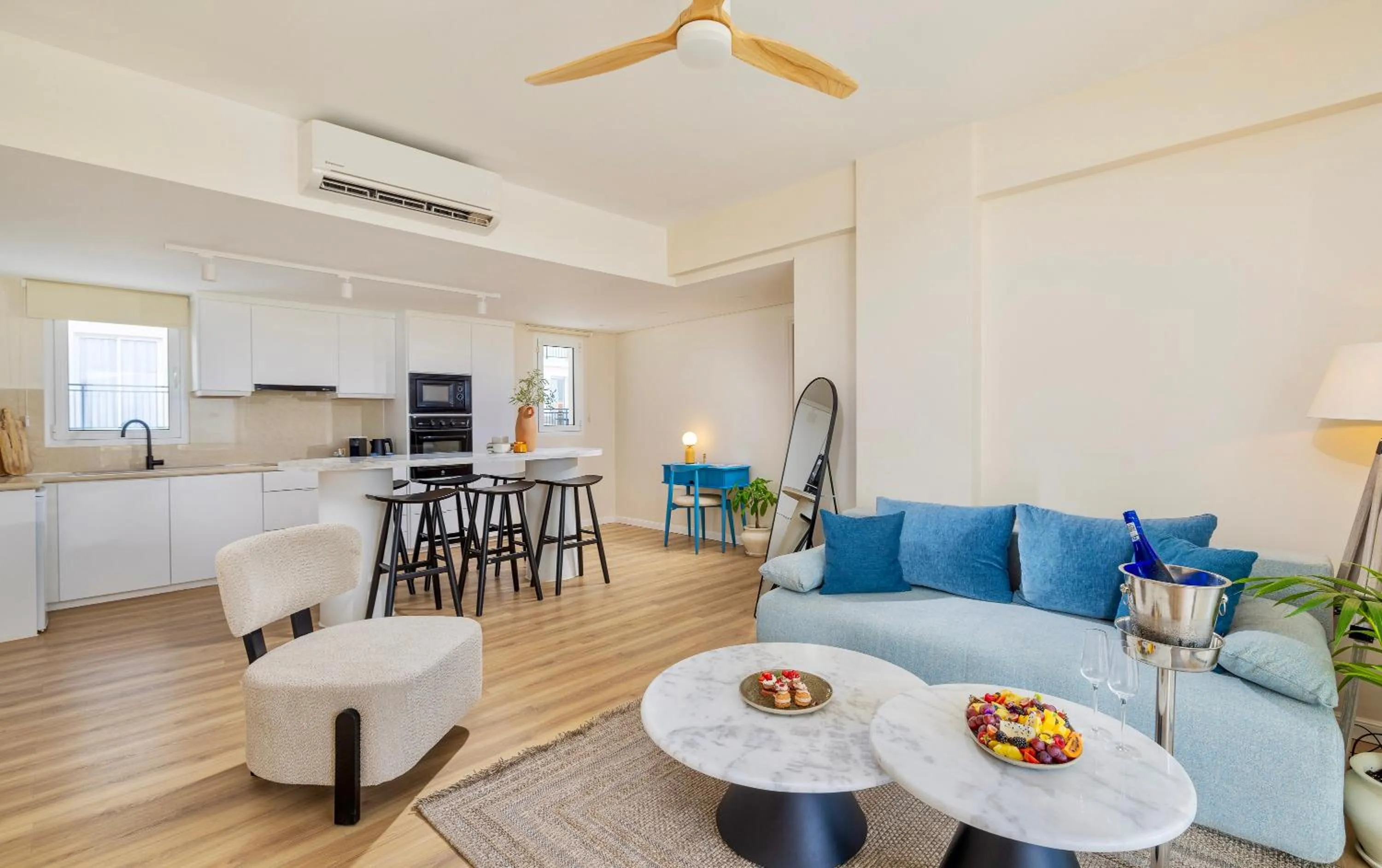 Kitchen or kitchenette in WellClub Resort - Wellness & SeaView Suites