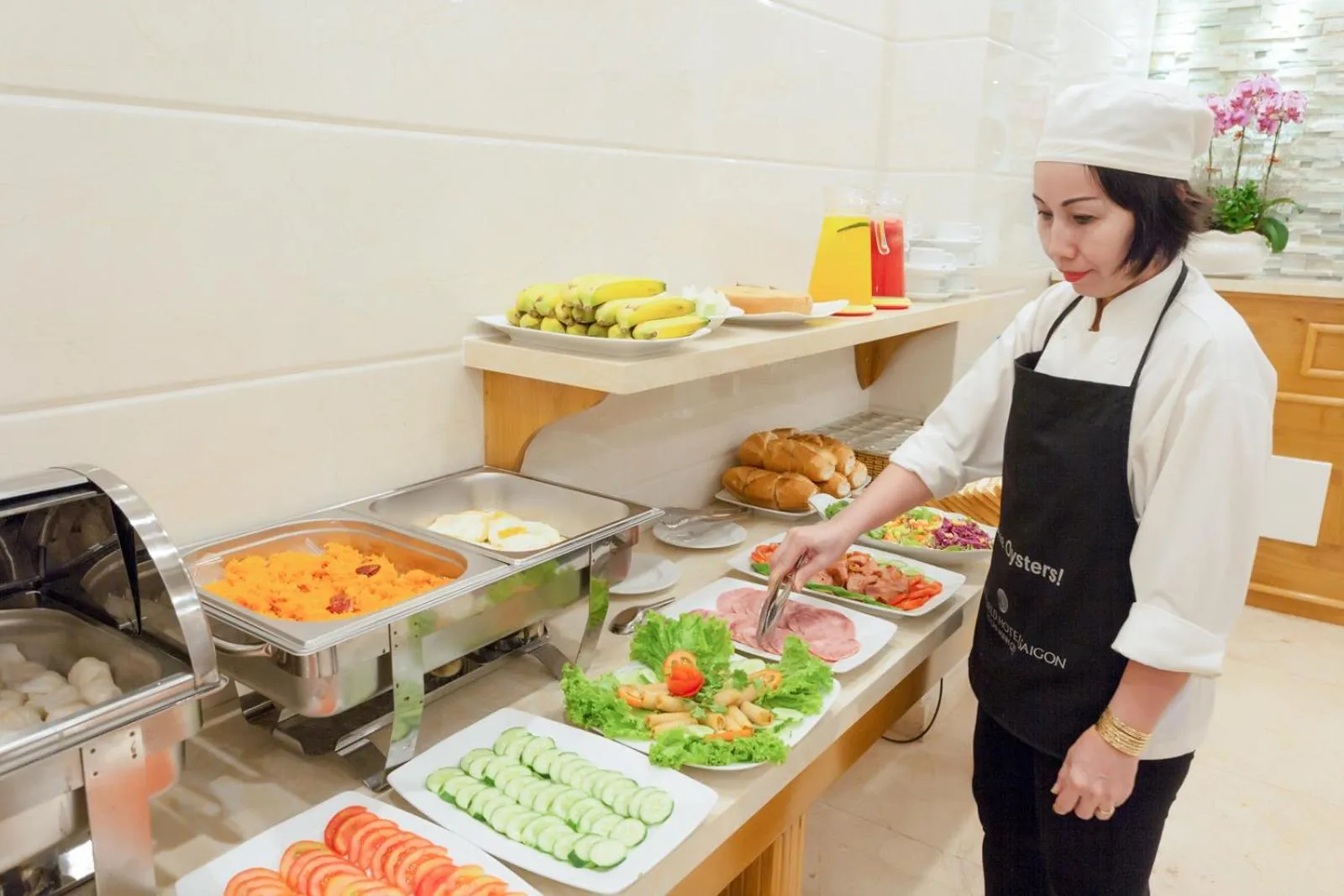 Food and drinks in Thien Hai Hotel