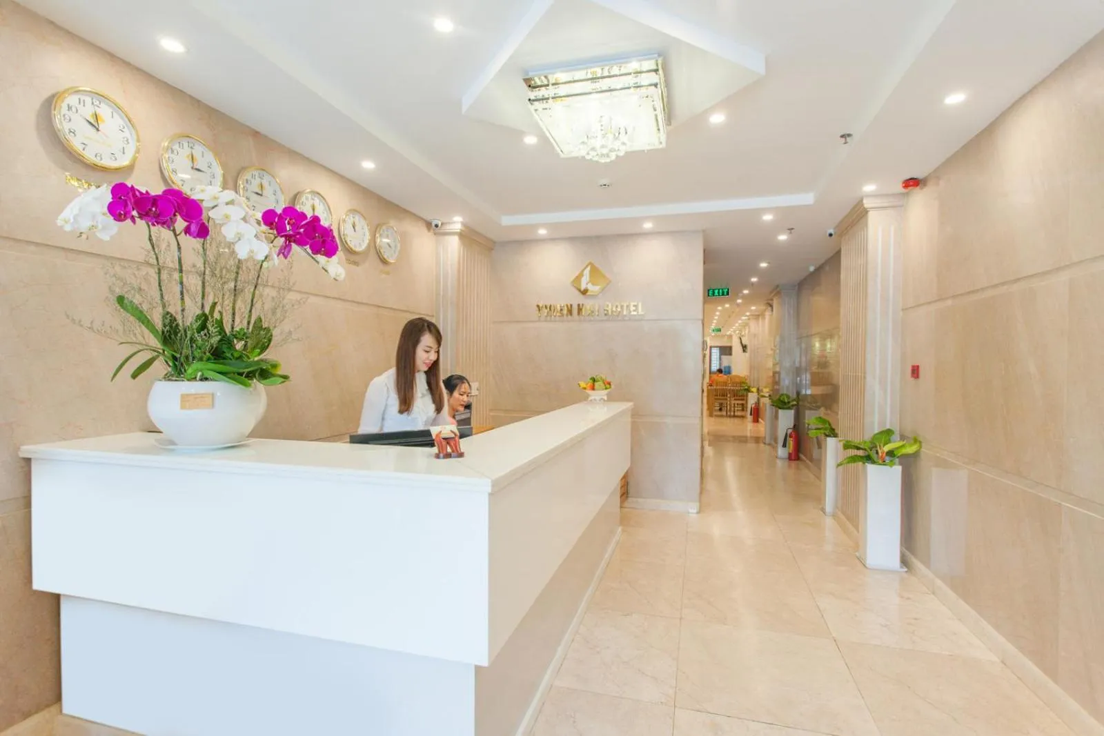 Lobby or reception in Thien Hai Hotel