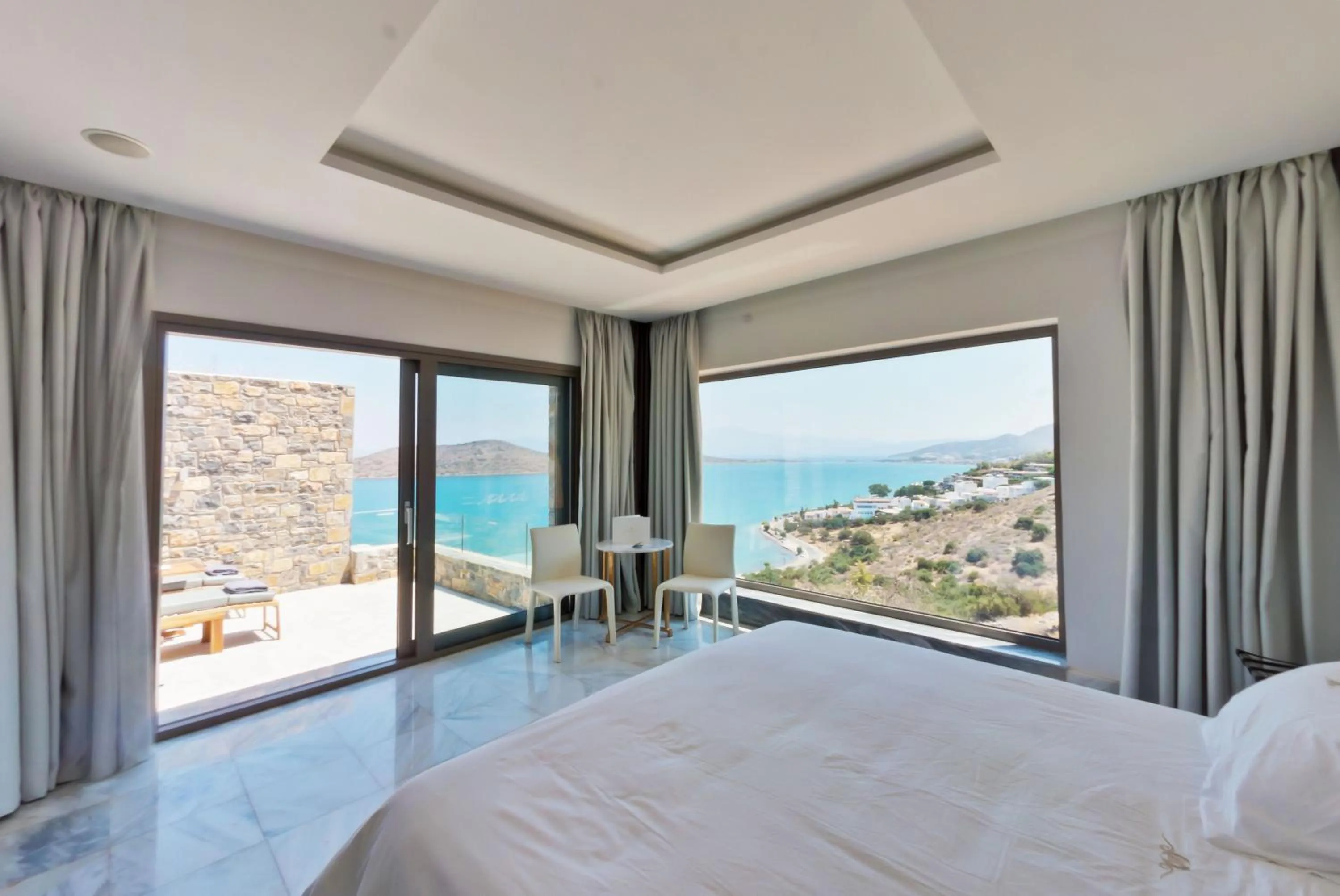 View (from property/room), Bed in Royal Marmin Bay Boutique & Art Hotel