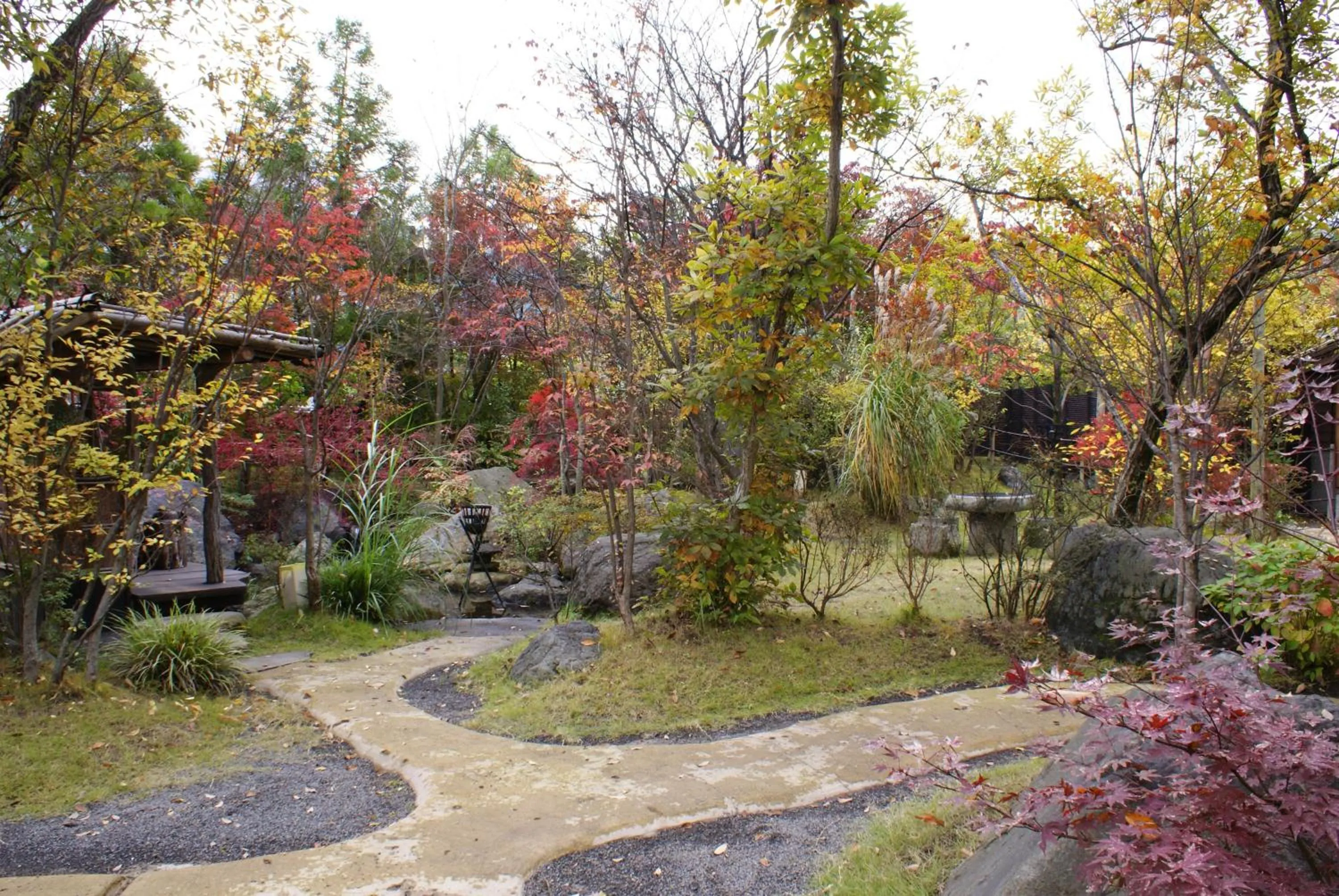 Garden in Ryoso Yufuin Yamadaya