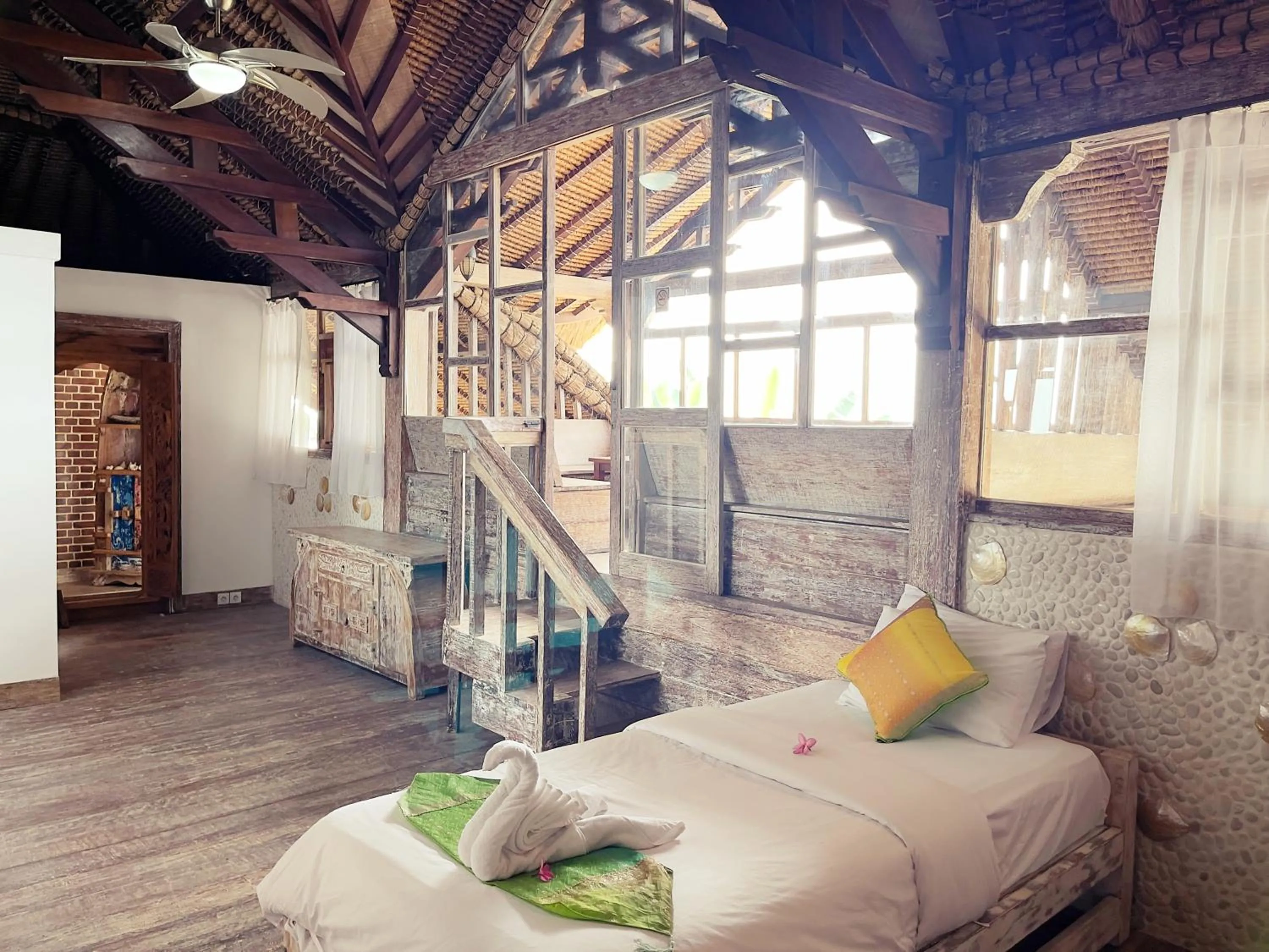Photo of the whole room, Bed in Princess of Mentigi Bay