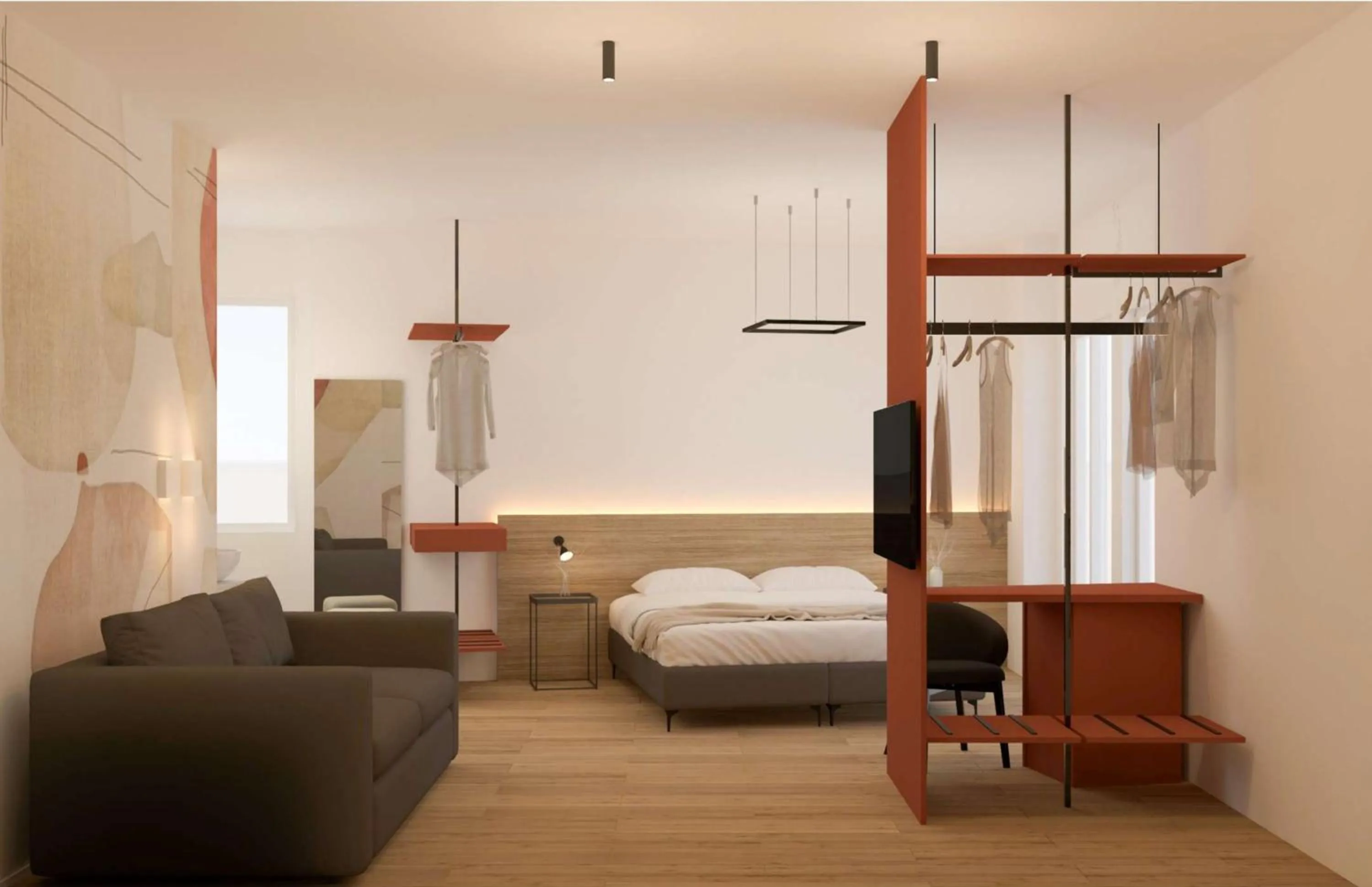 Photo of the whole room, Bed in Hotel Benacus Panoramic