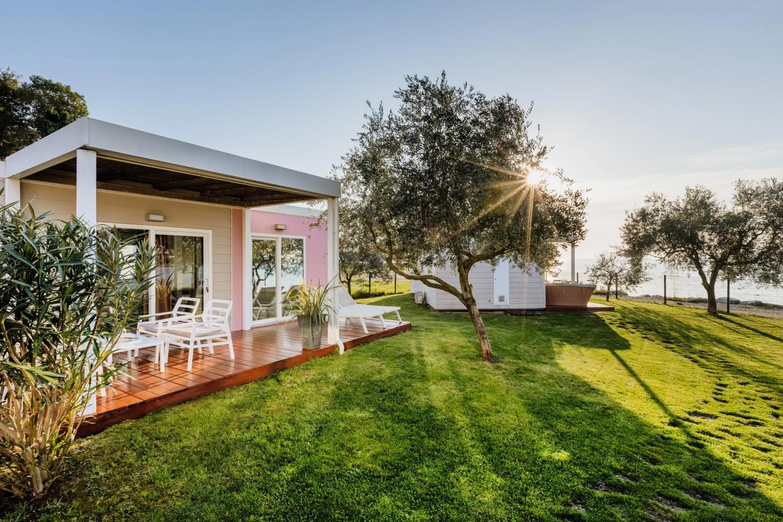 Property building in Mobile Homes Sunset Beach