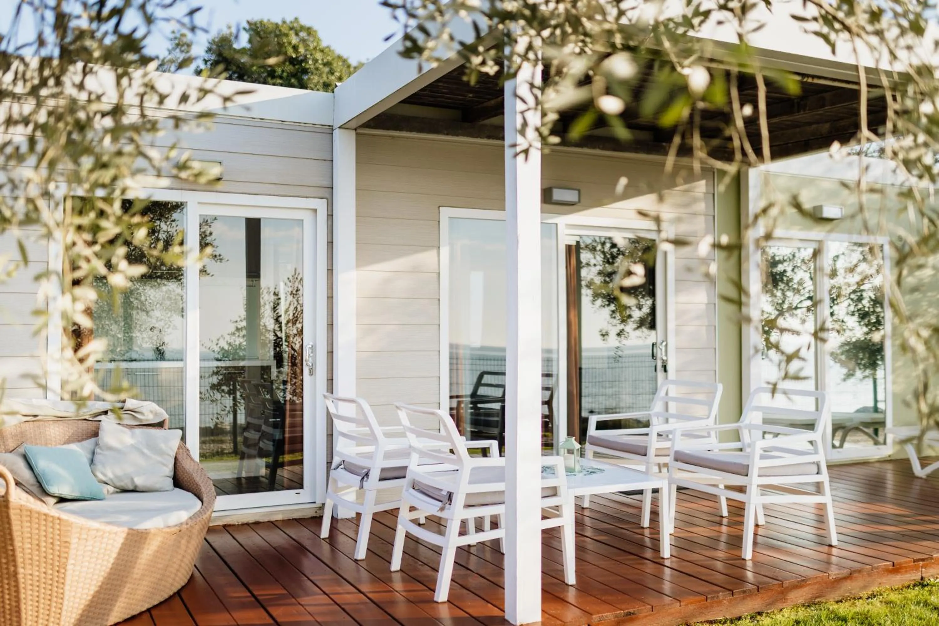 Sea view in Mobile Homes Sunset Beach