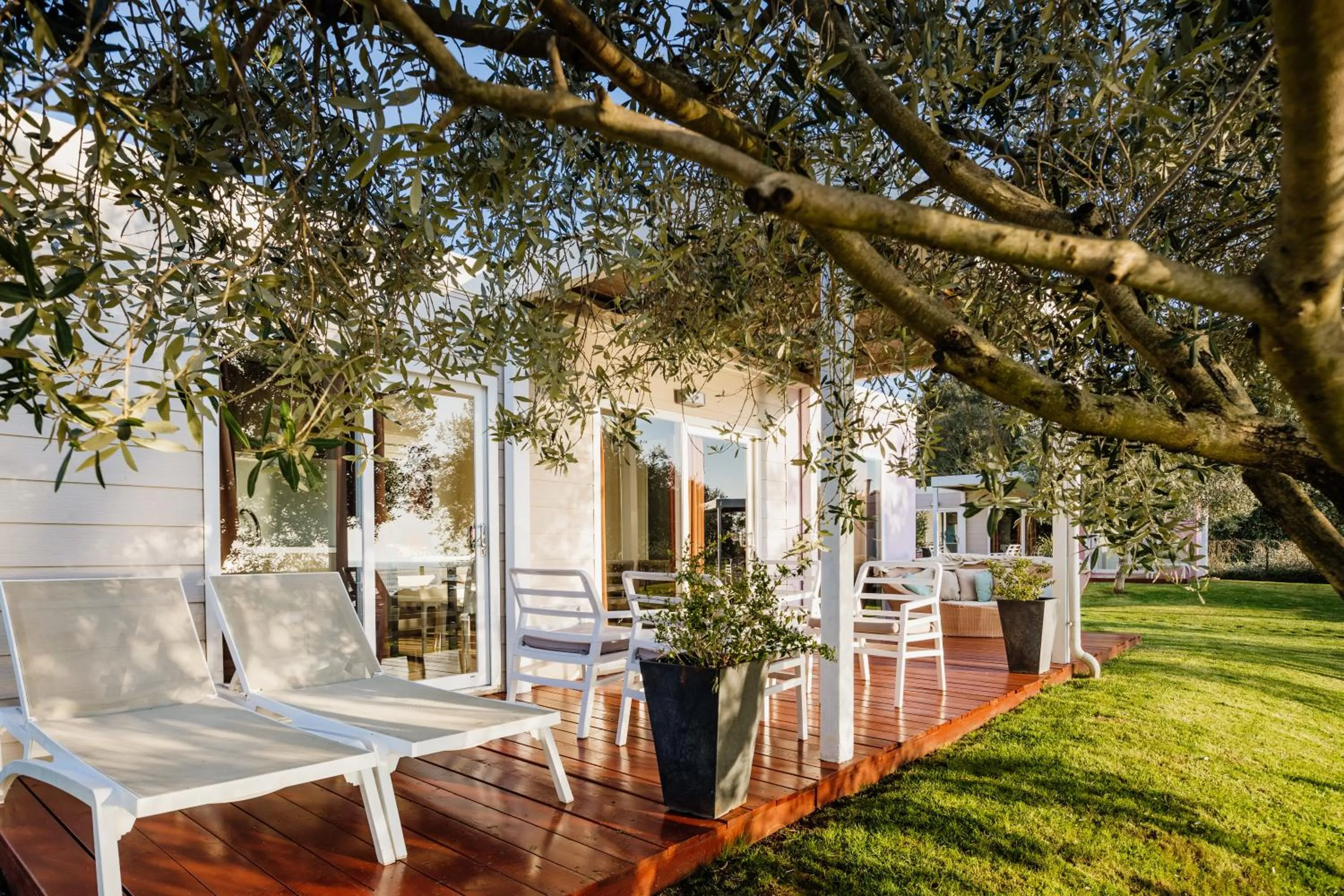 Balcony/Terrace in Mobile Homes Sunset Beach