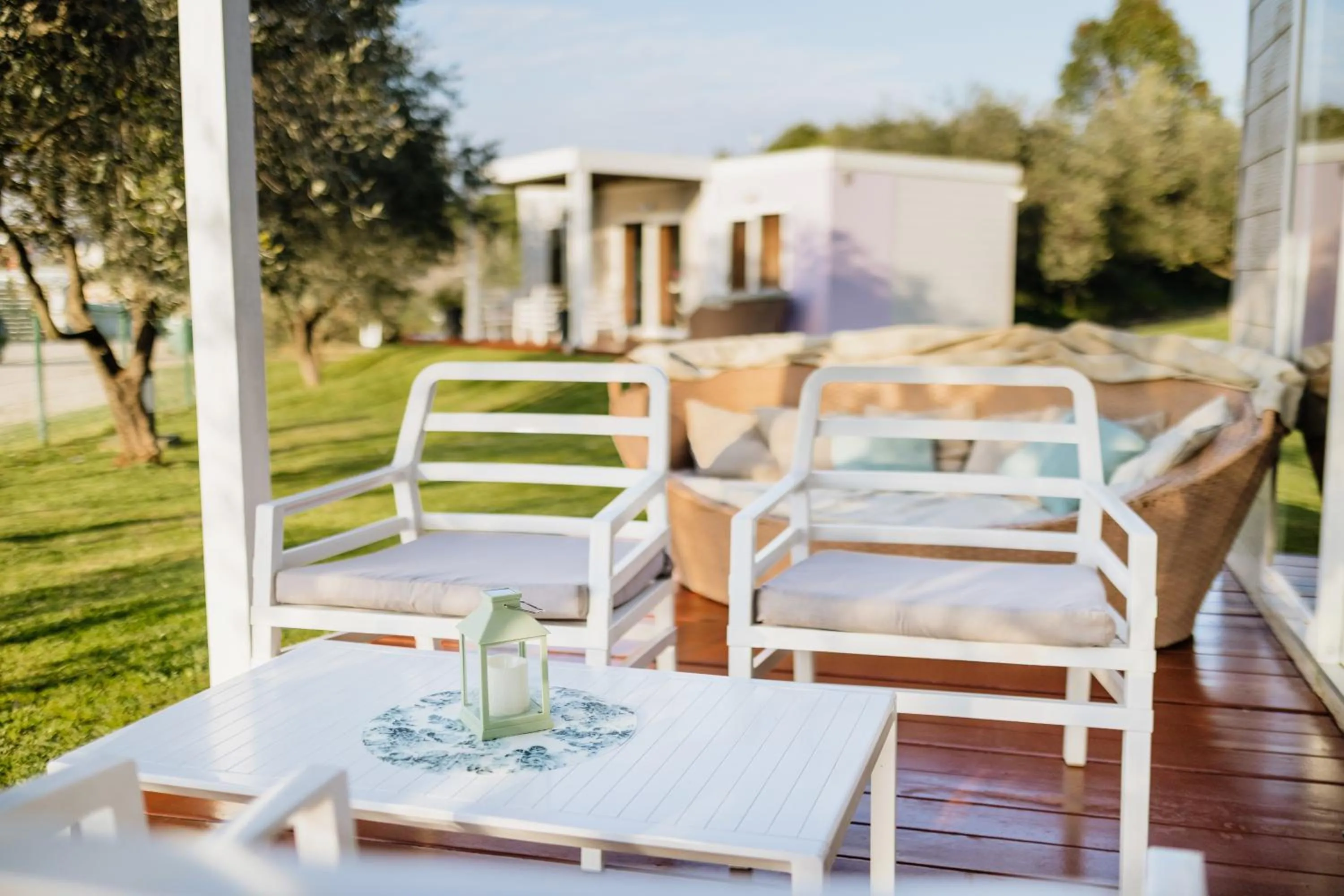 Balcony/Terrace in Mobile Homes Sunset Beach