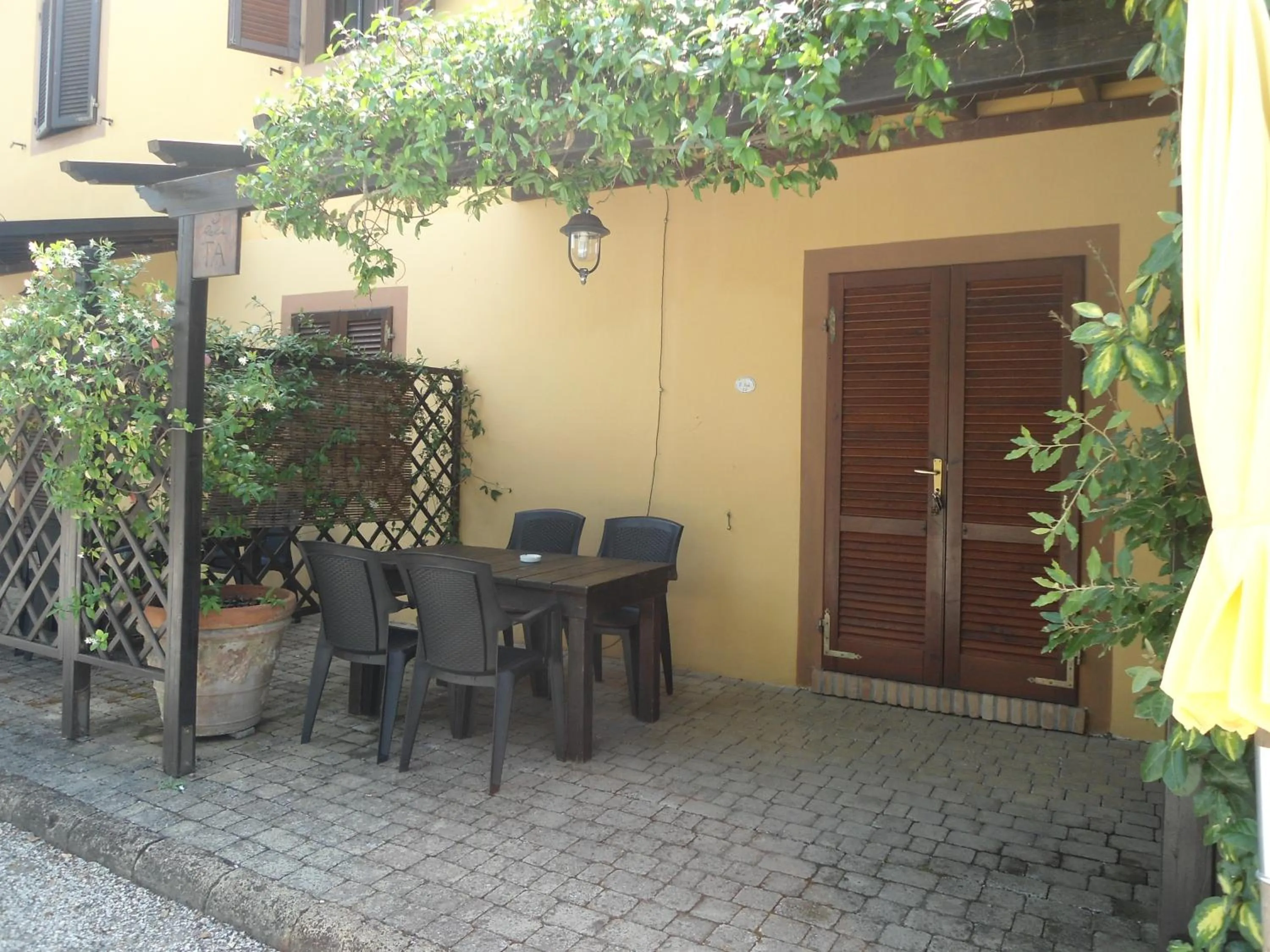 Balcony/Terrace in Agriturismo Le Pescine