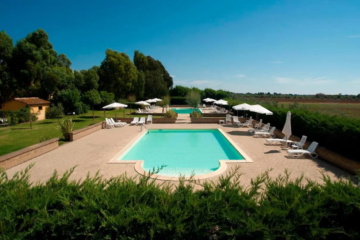 Pool view in Agriturismo Le Pescine
