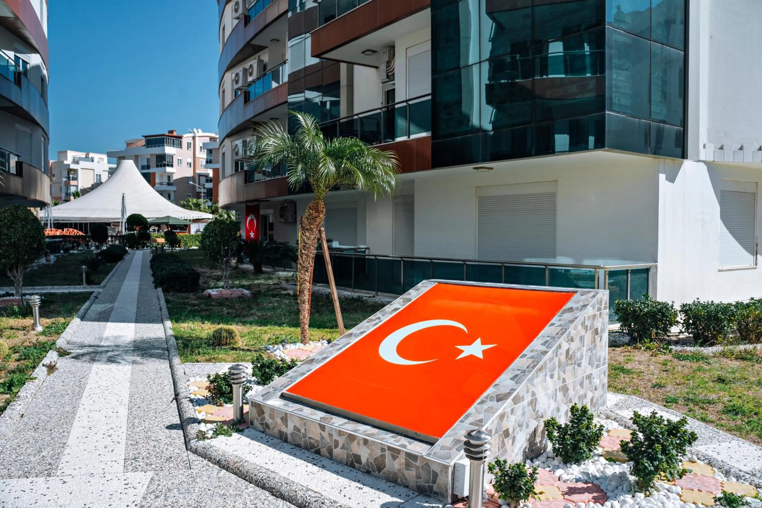 Garden in Onkel Rada Apart Hotel