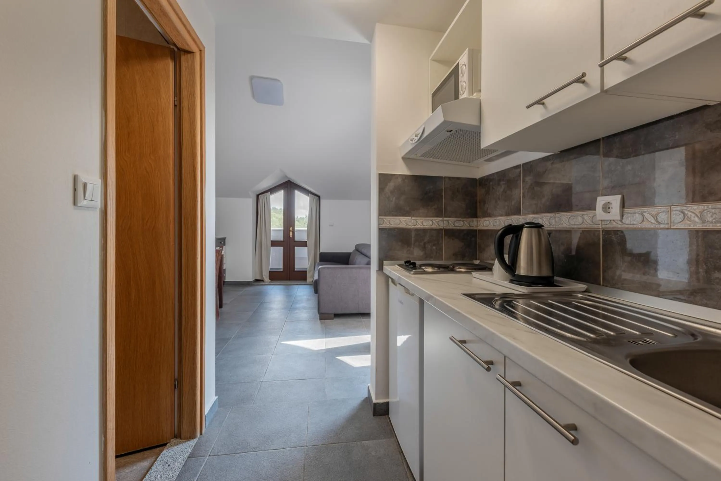 Coffee/tea facilities in Aparthotel Plat