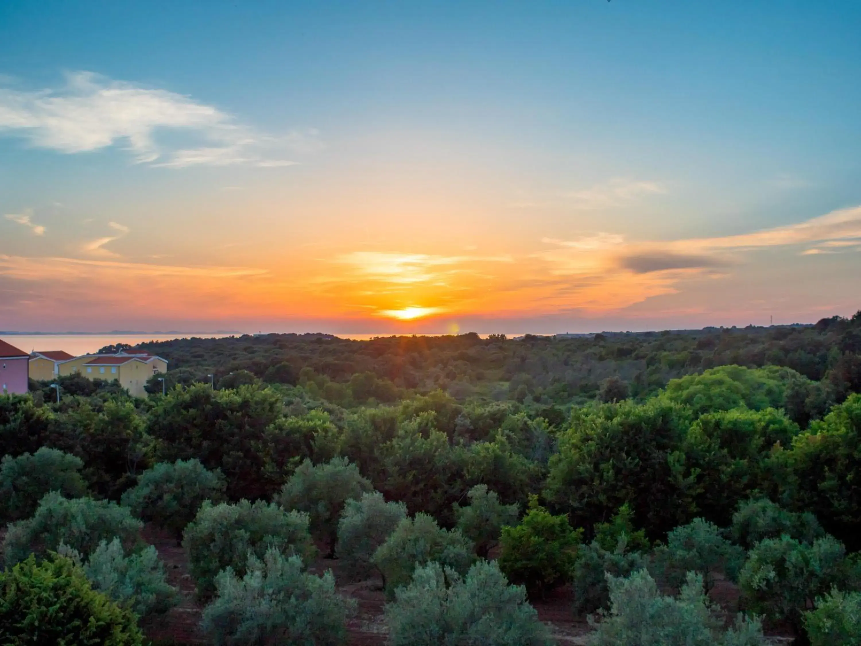 Sea view in Aparthotel Plat Sea view in Aparthotel Plat