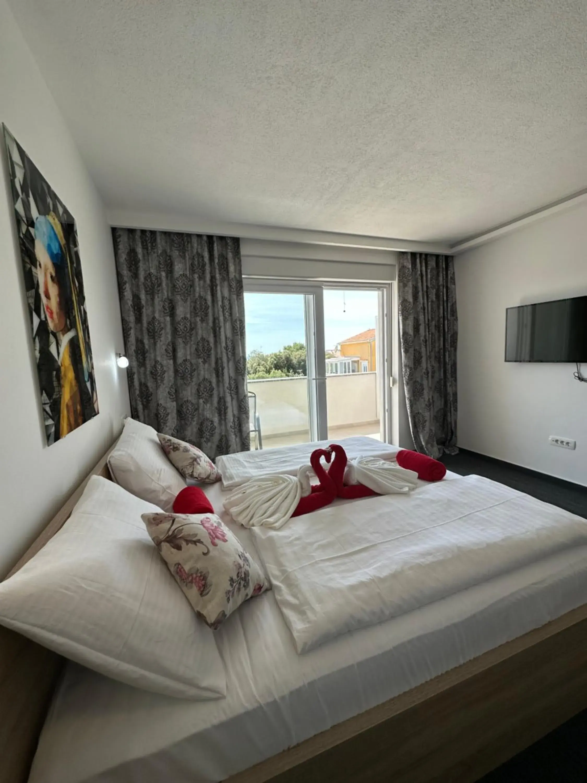 Bedroom, Bed in Aparthotel Plat Bedroom, Bed in Aparthotel Plat