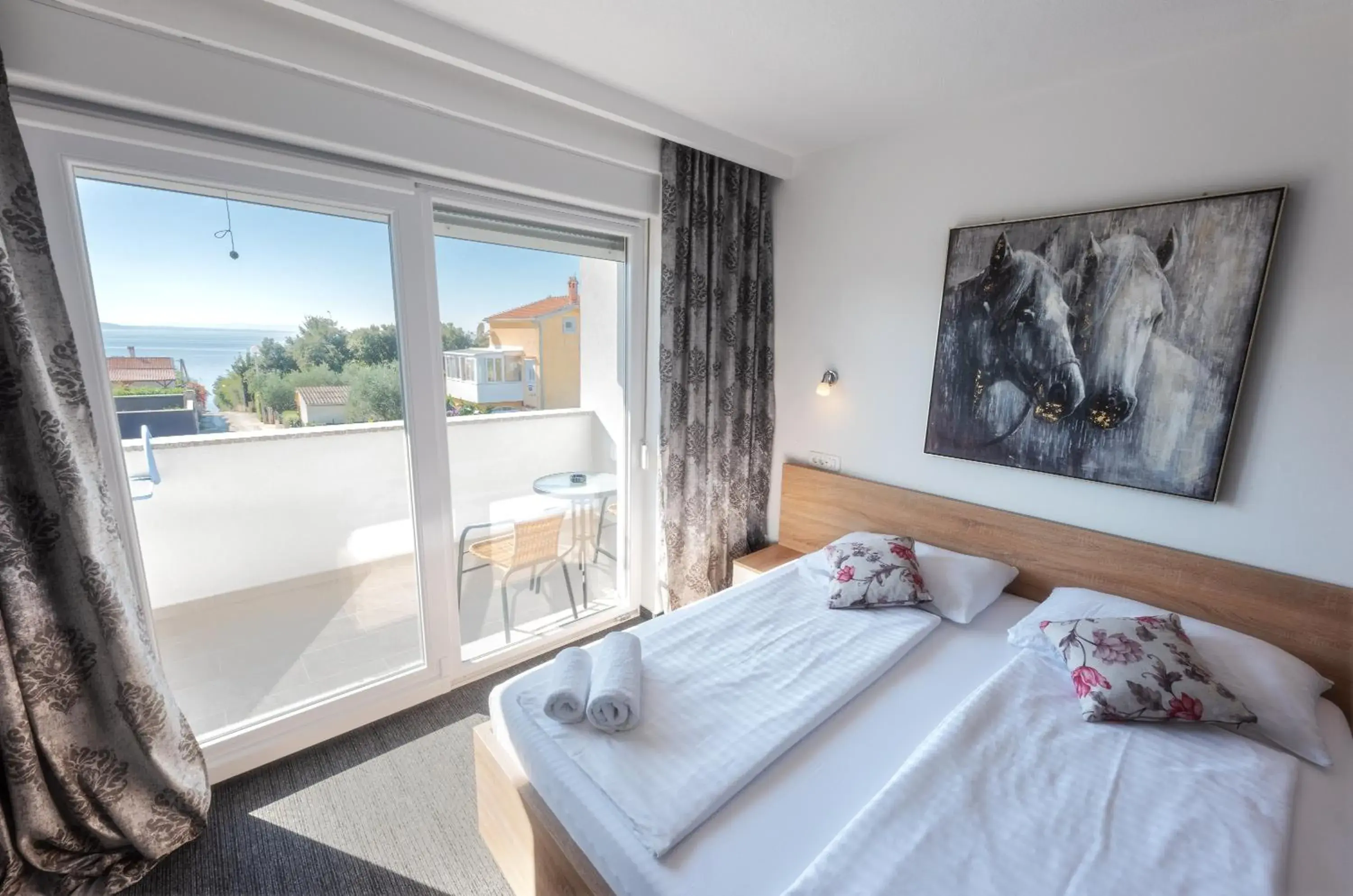 Bed in Aparthotel Plat Bed in Aparthotel Plat