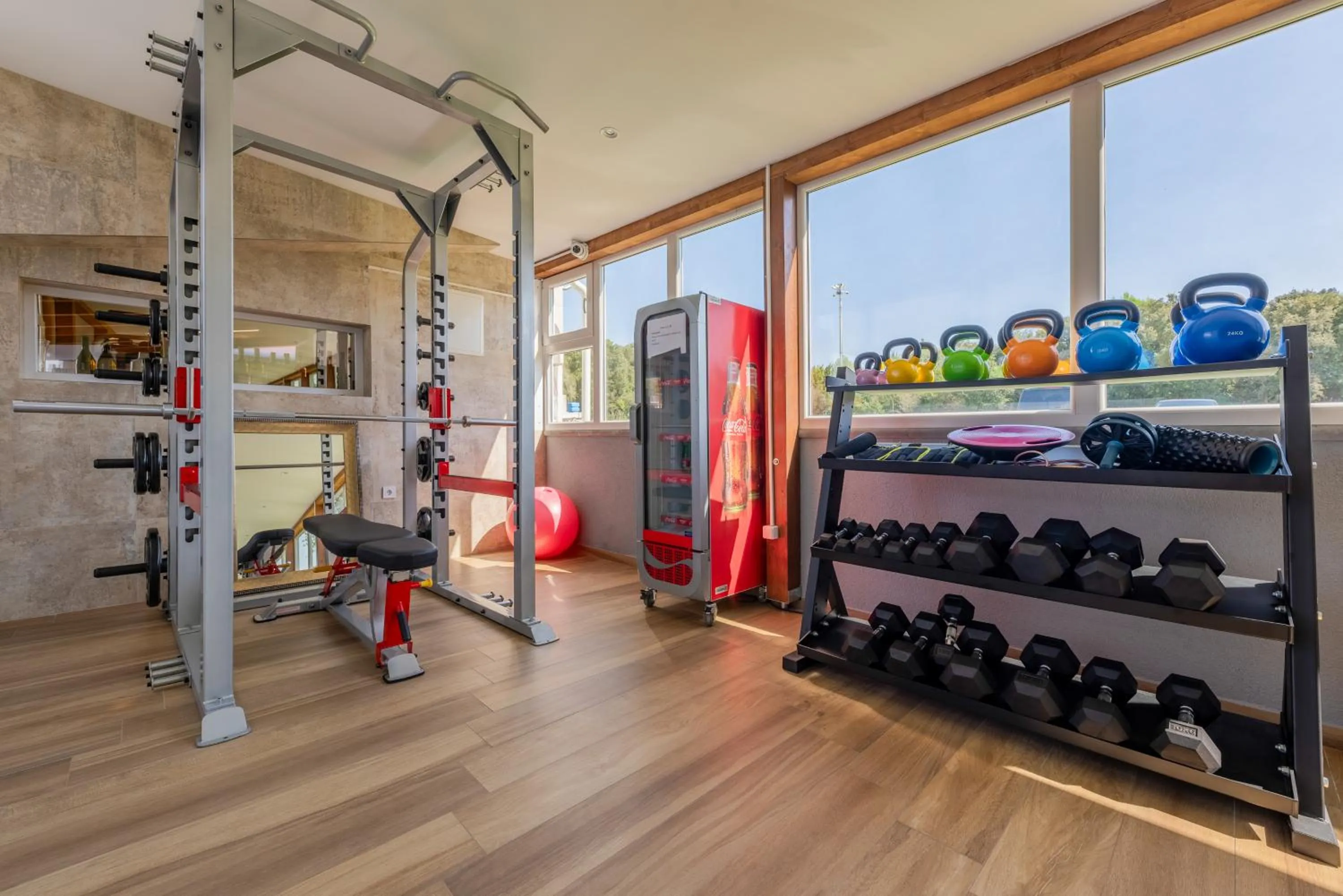 Fitness centre/facilities in Aparthotel Plat