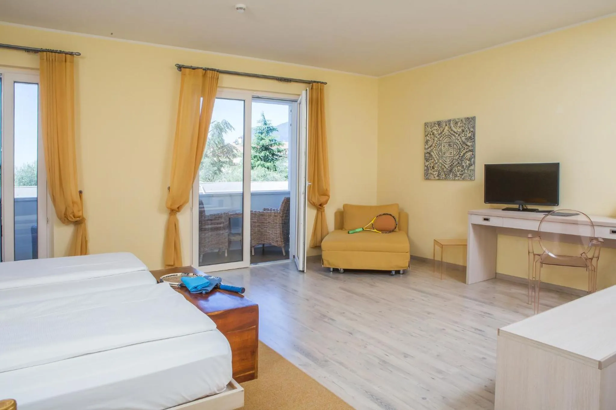 Bed in Club Hotel Olivi - Tennis Center