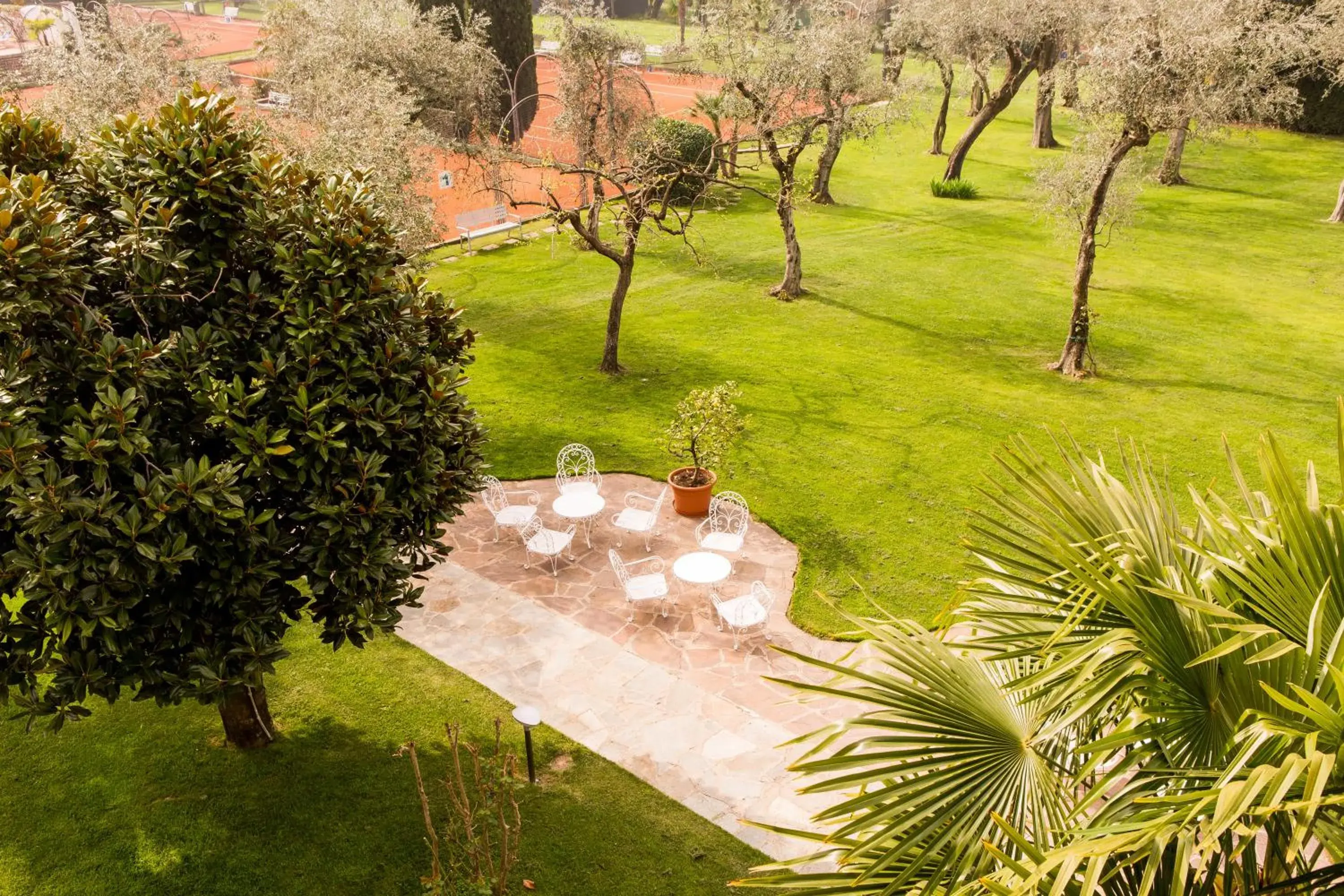 Garden view in Club Hotel Olivi - Tennis Center Garden view in Club Hotel Olivi - Tennis Center