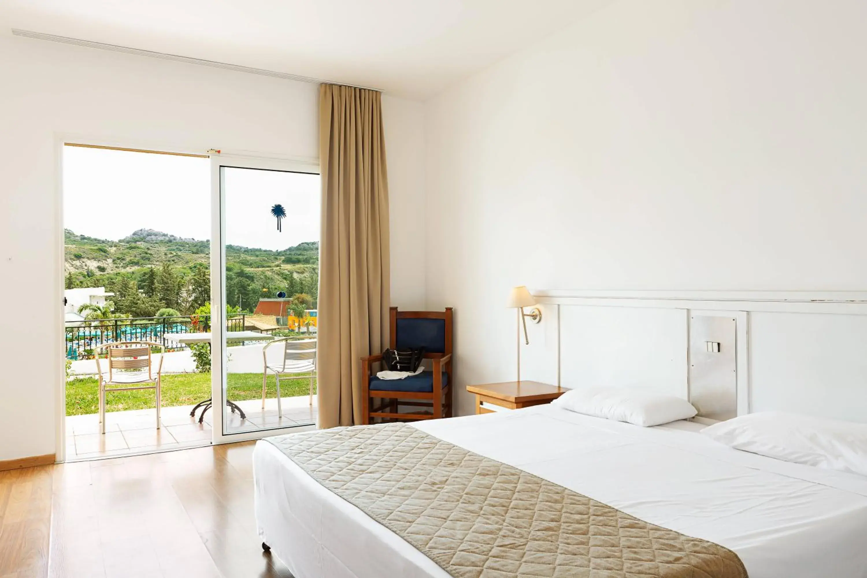Double or Twin Room with Garden View - Pool View in Cyprotel Faliraki Double or Twin Room with Garden View - Pool View in Cyprotel Faliraki