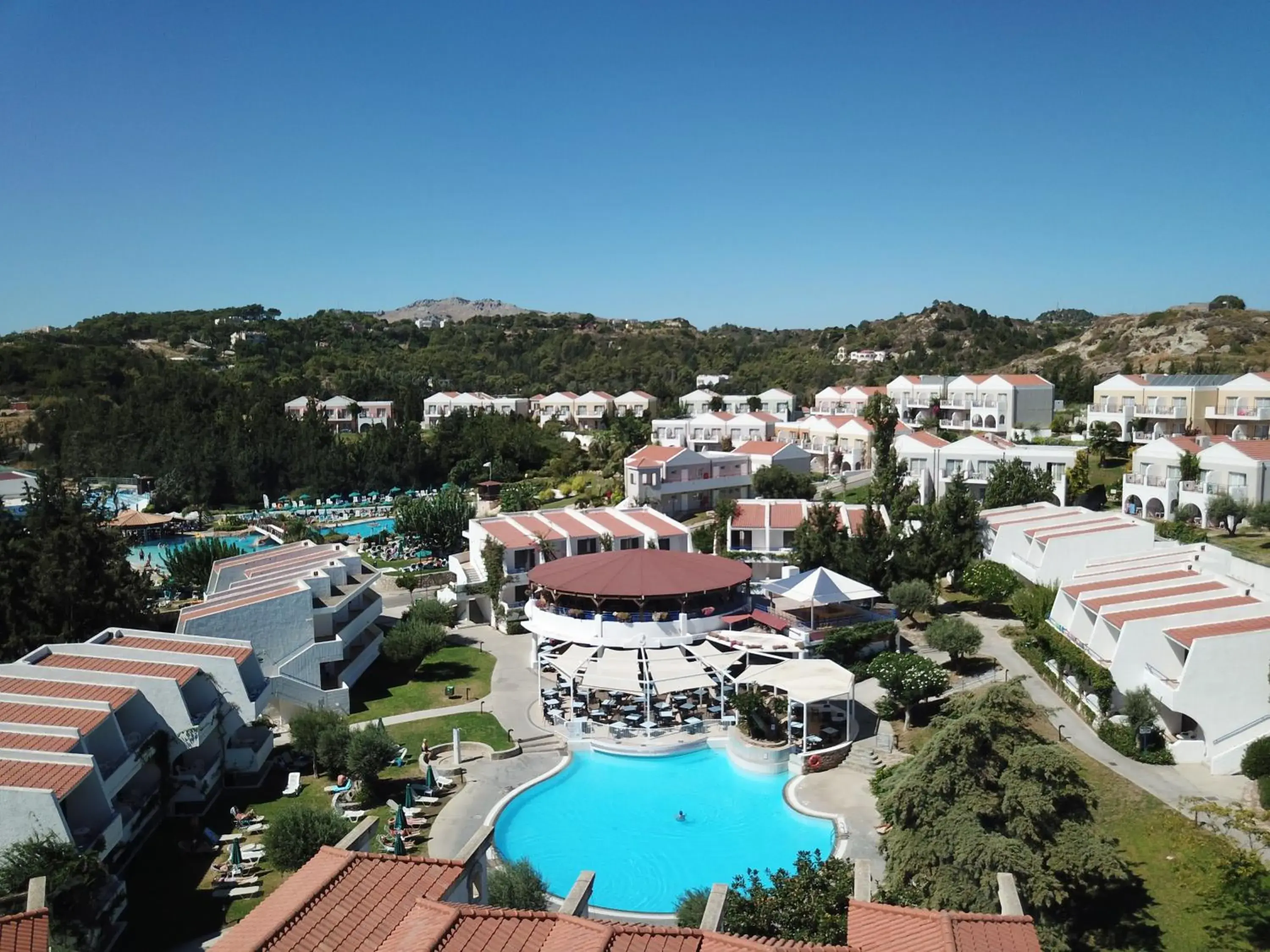 Bird's eye view in Cyprotel Faliraki Bird's eye view in Cyprotel Faliraki