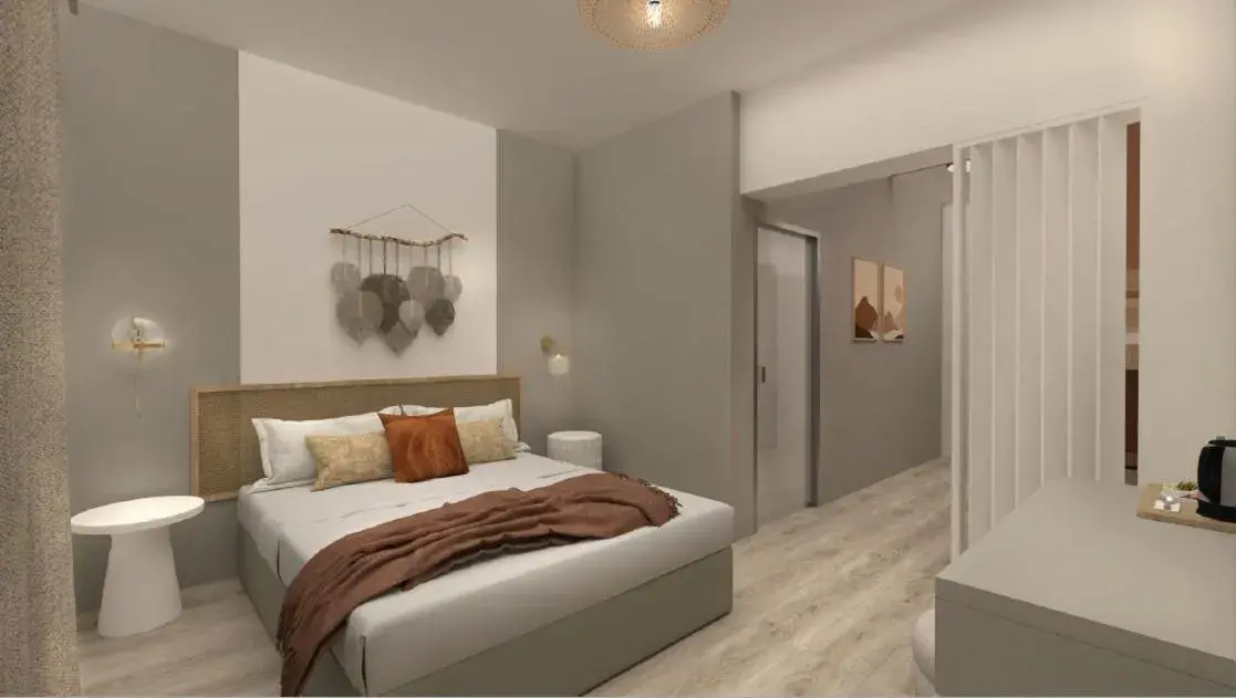 Bed in Cyprotel Faliraki Bed in Cyprotel Faliraki