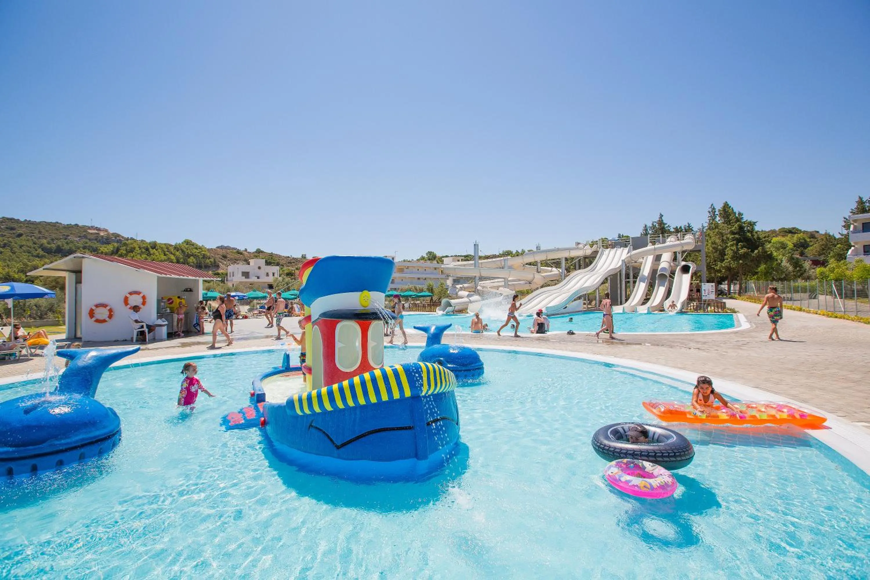Aqua park in Cyprotel Faliraki