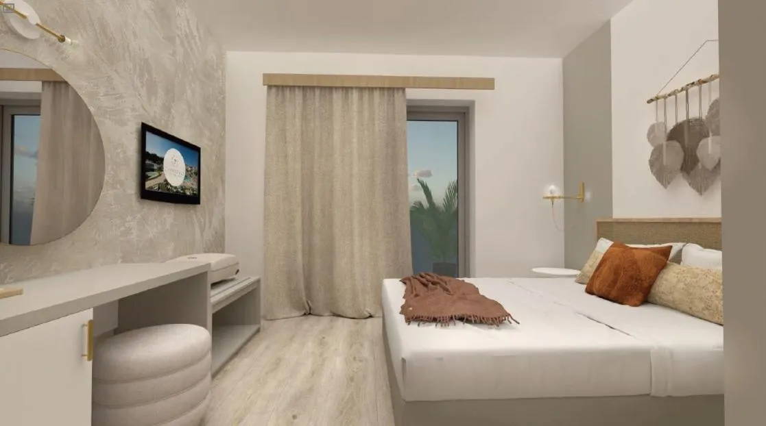 Bed in Cyprotel Faliraki