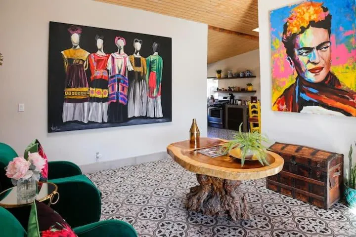 Living room in Casa Frida