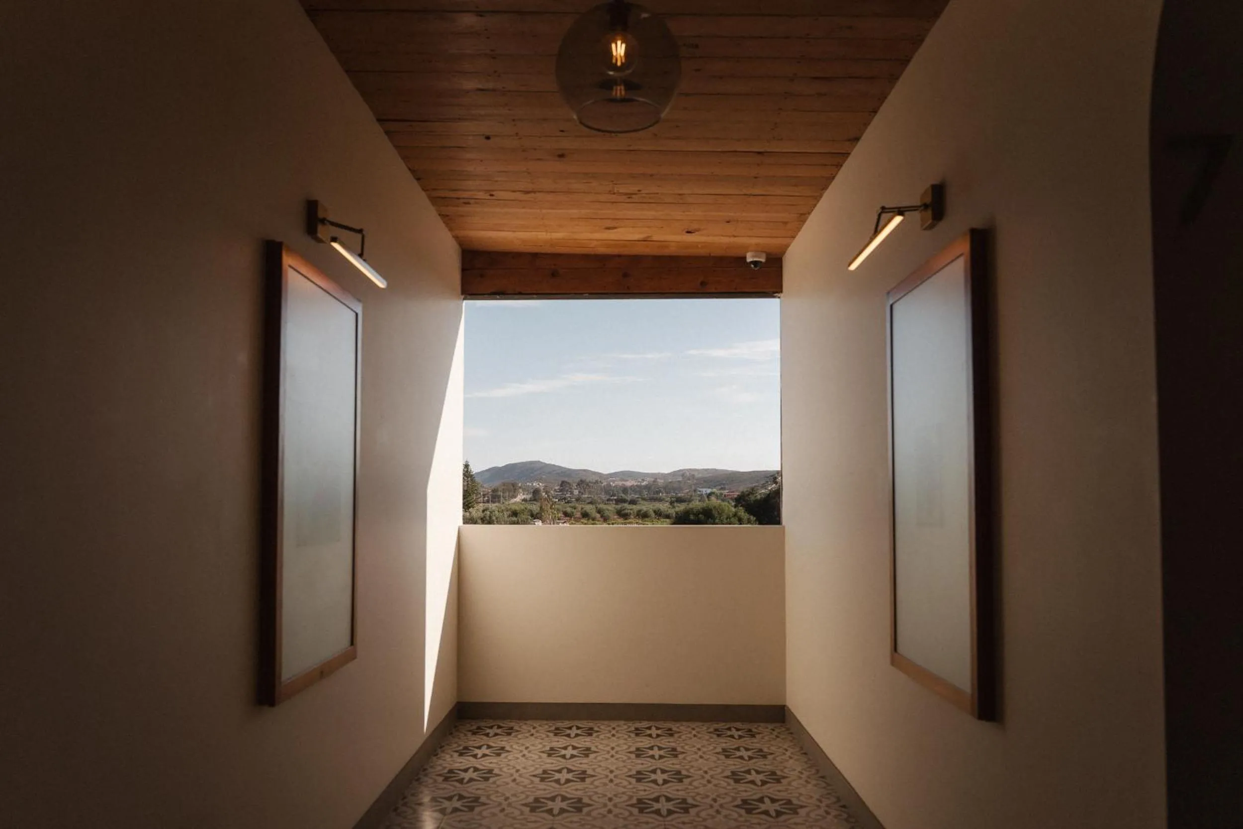 Natural landscape in Casa Frida