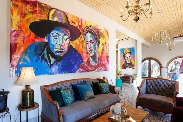 Living room in Casa Frida