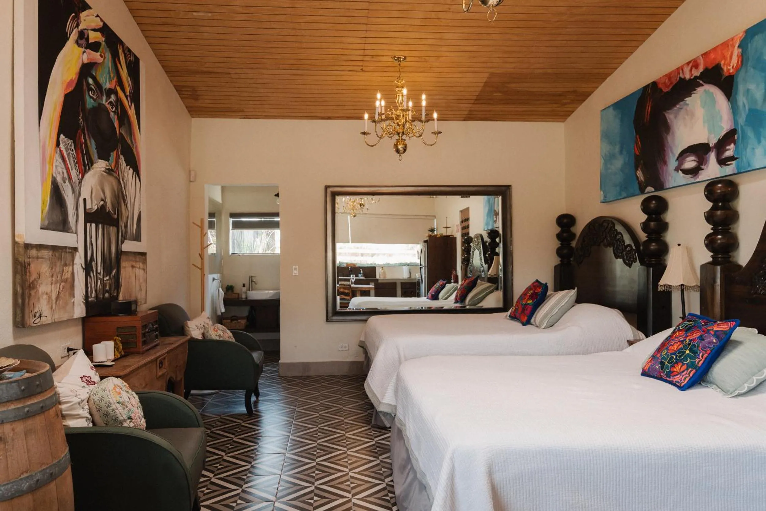 Bed in Casa Frida