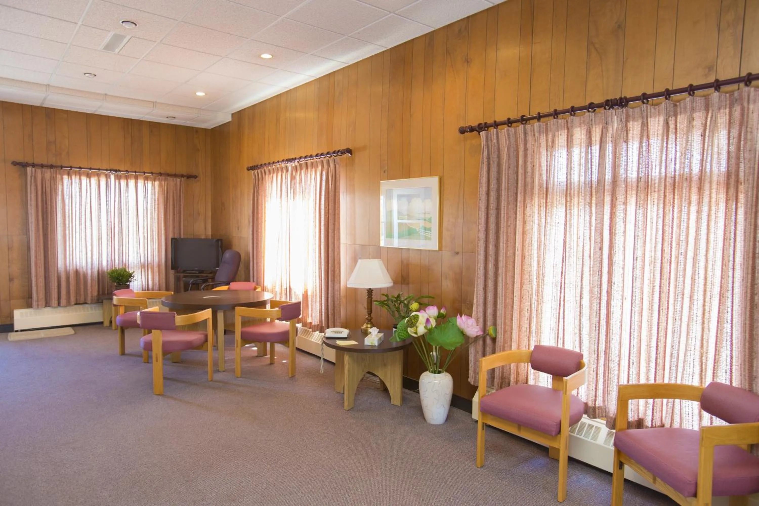 Lobby or reception in Motel Vaudreuil