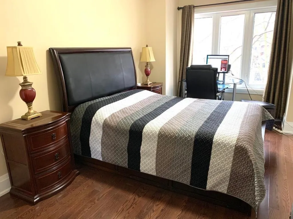 Bedroom, Bed in Luxury Home - Upper Toronto Beaches