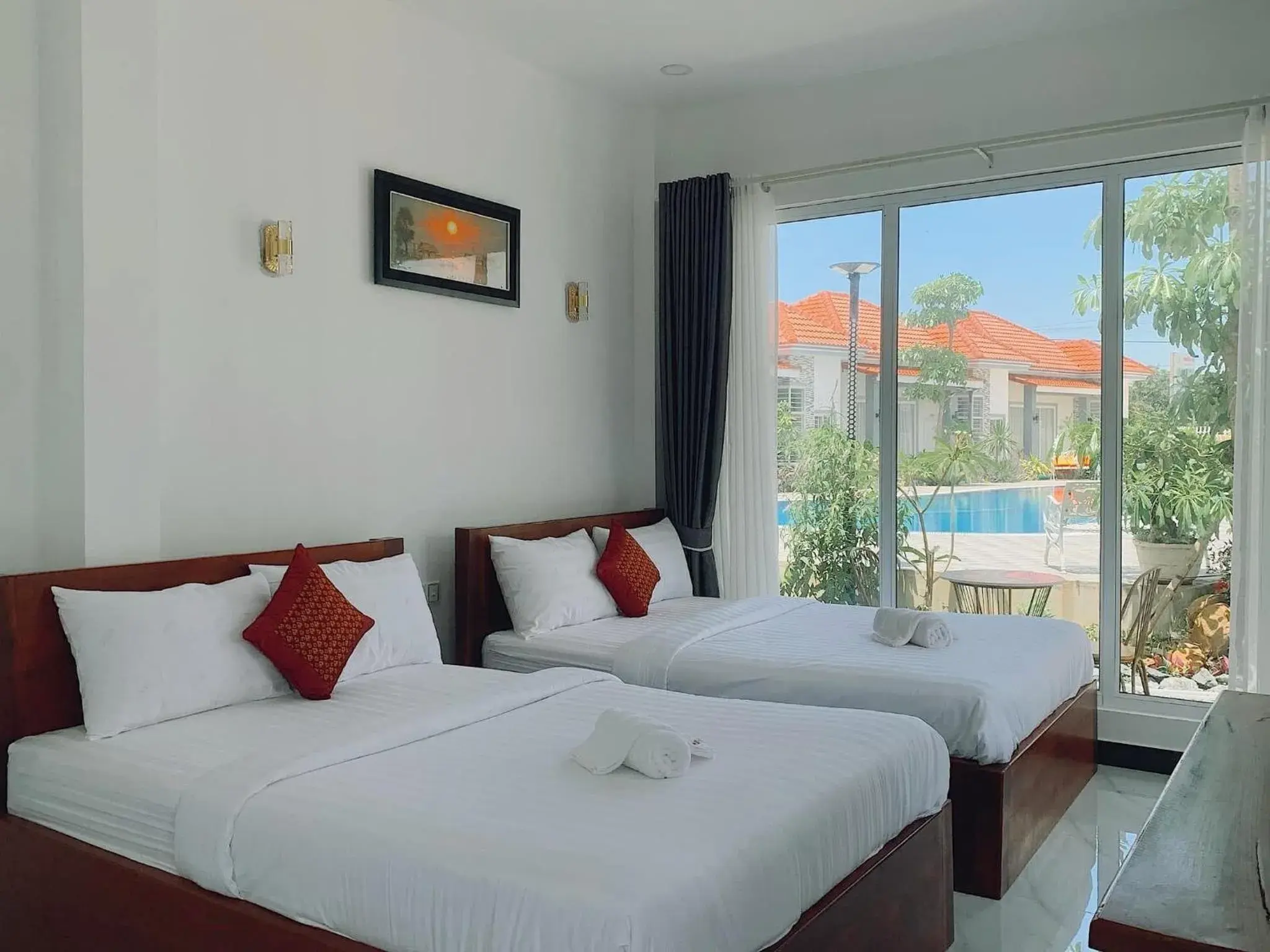 Twin Room with Garden View in Kampot Orkide Boutique Twin Room with Garden View in Kampot Orkide Boutique