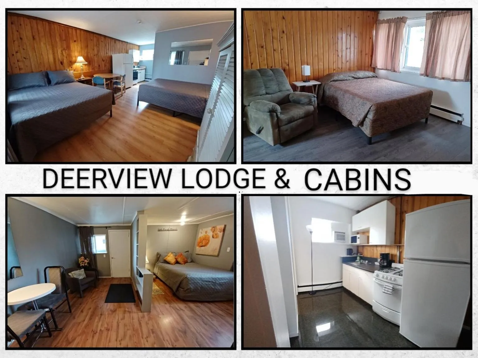 Bed in Deerview Lodge & Cabins - Princeton BC