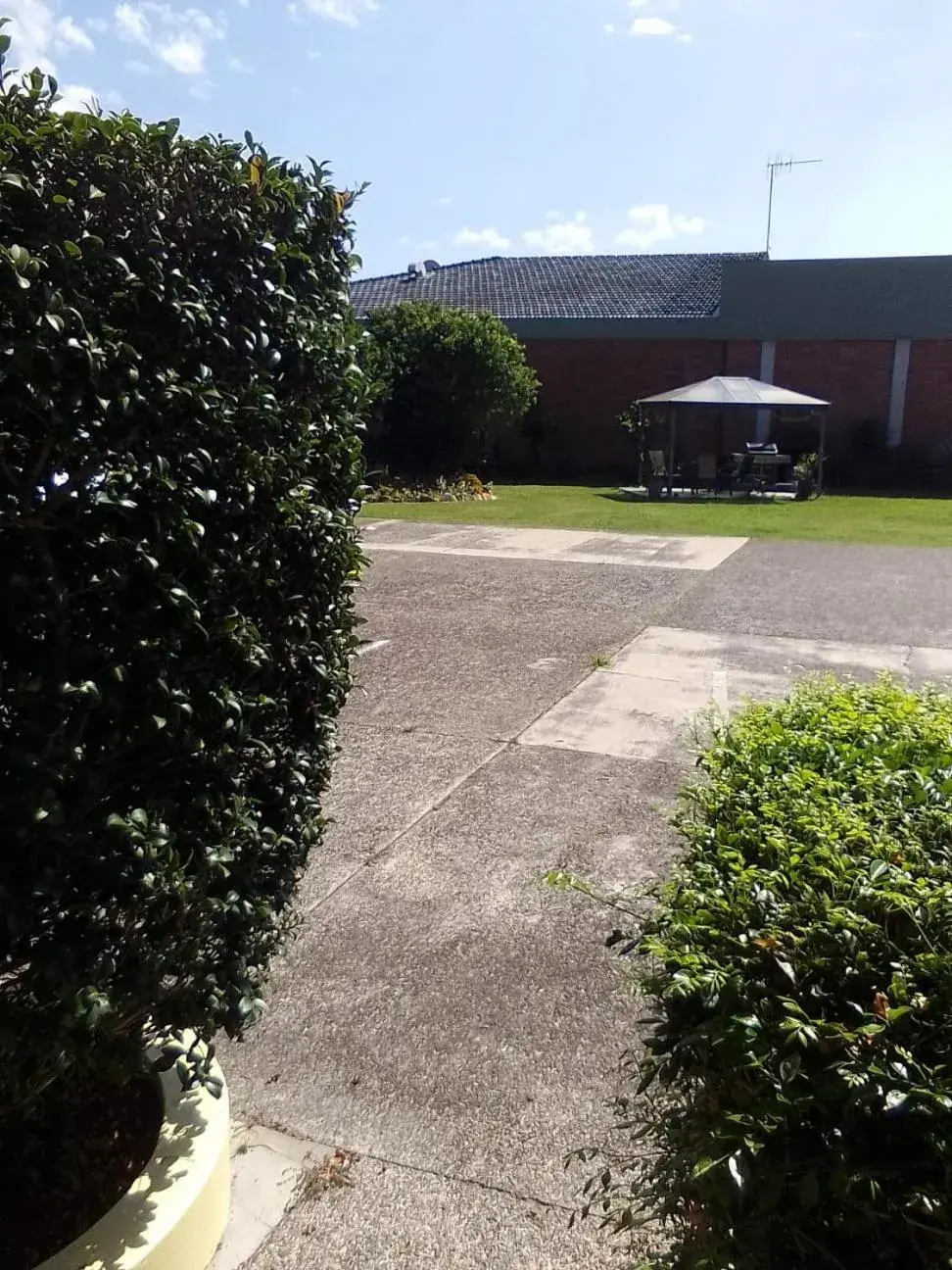 Garden view in Forster and Wallis Lake Motel Garden view in Forster and Wallis Lake Motel