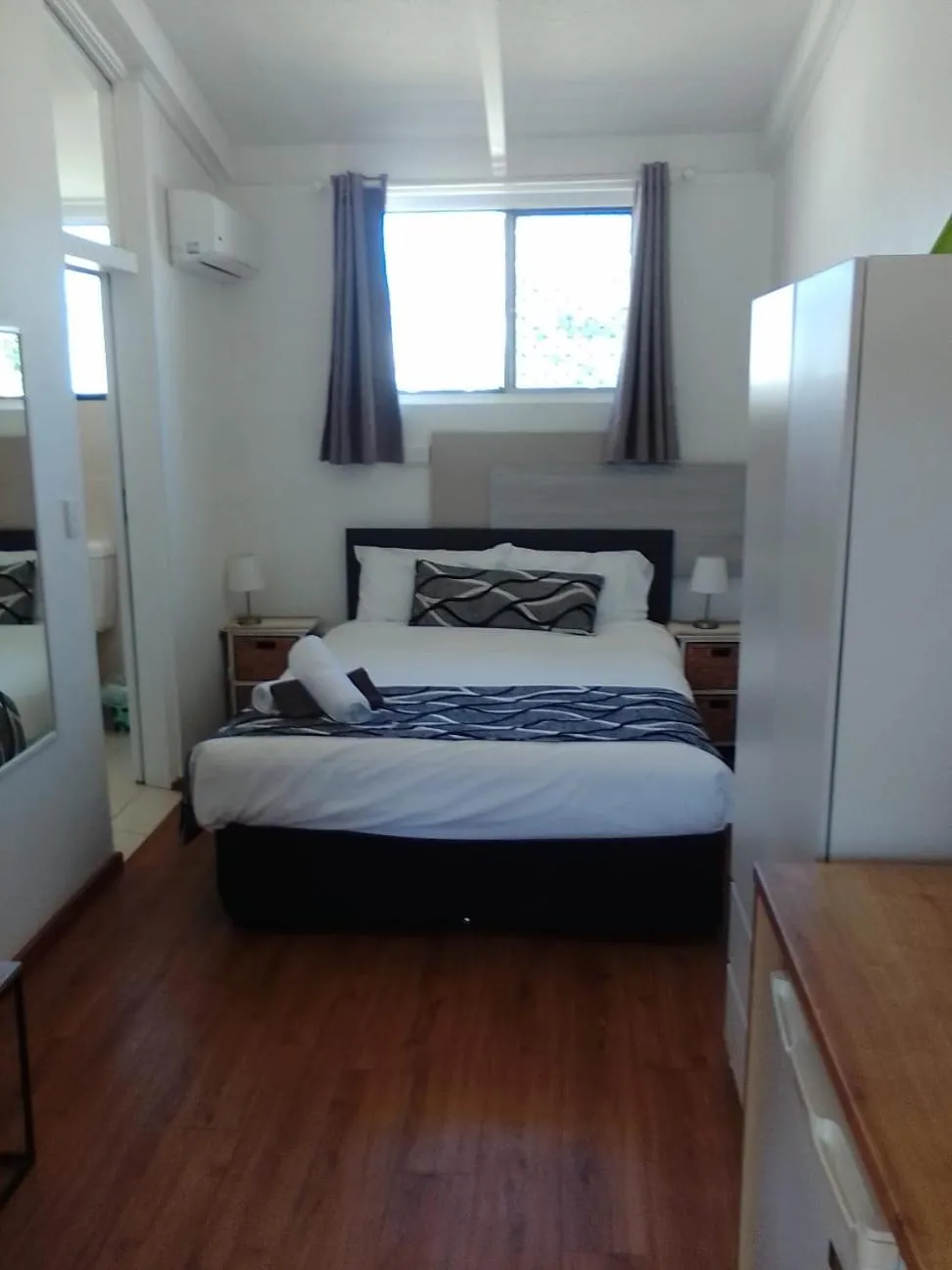 Bed in Forster and Wallis Lake Motel