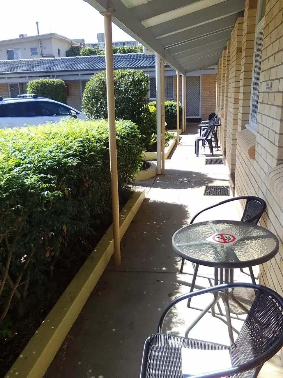 Garden view in Forster and Wallis Lake Motel Garden view in Forster and Wallis Lake Motel