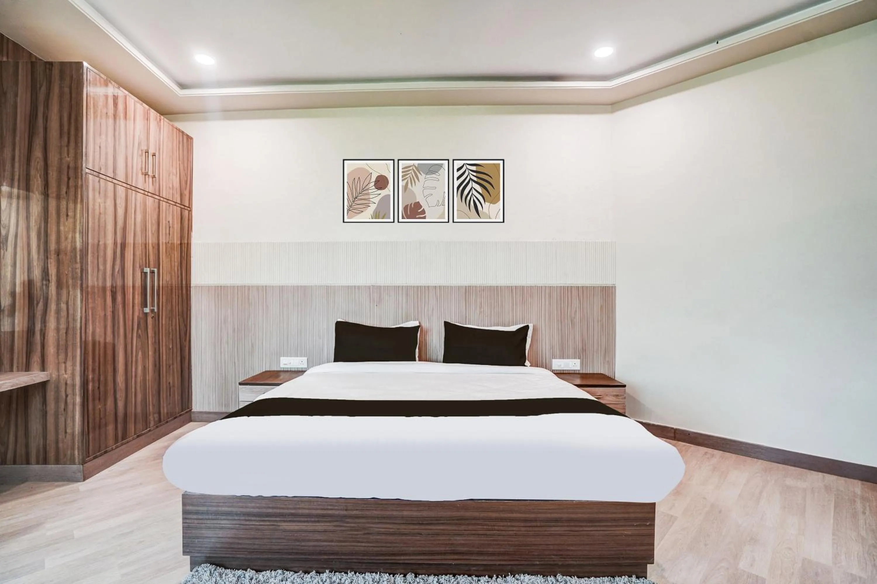 Bedroom, Bed in FabHotel Aman Paradise