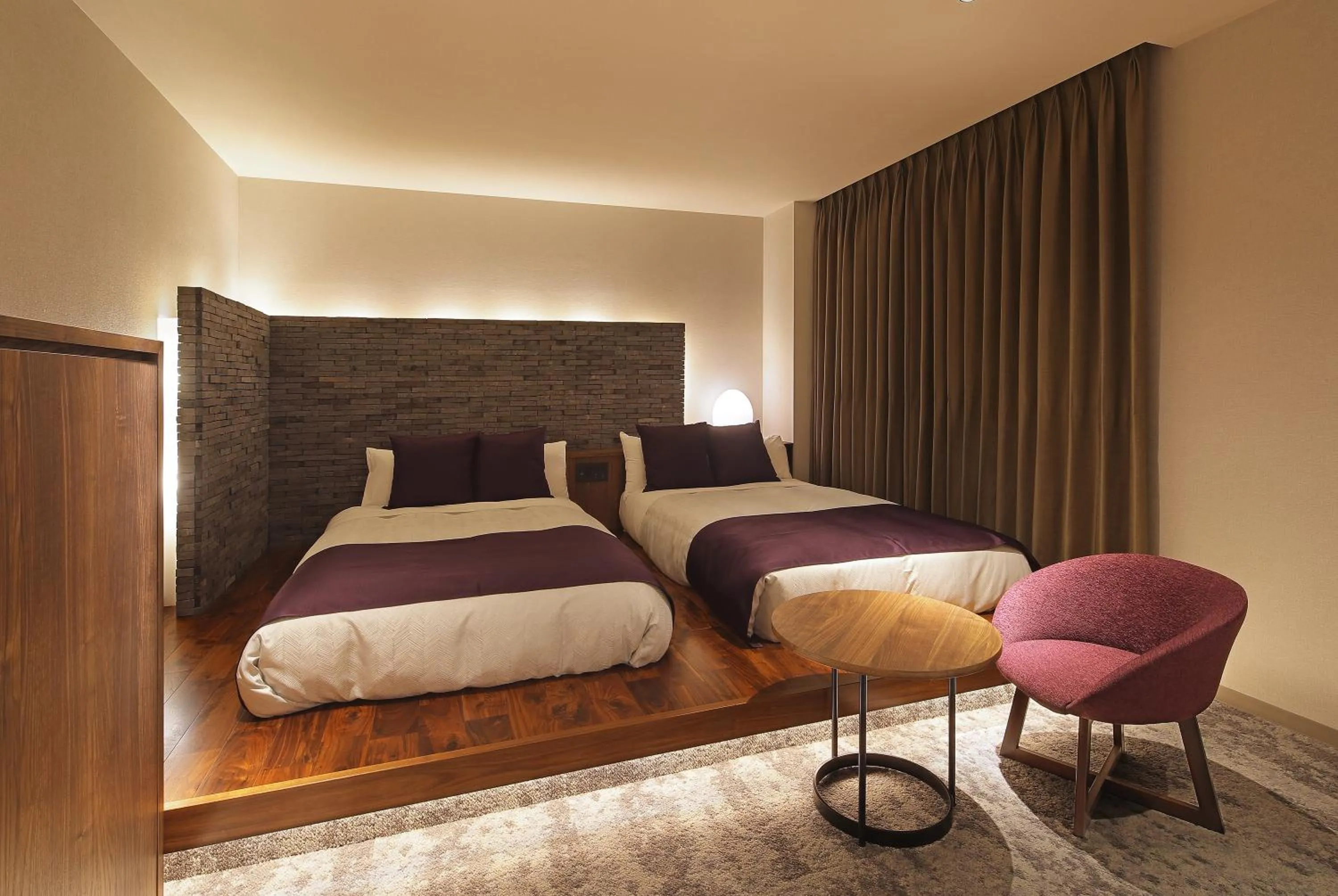 Bed in THE HOTEL YAKUSHIMA ocean & forest