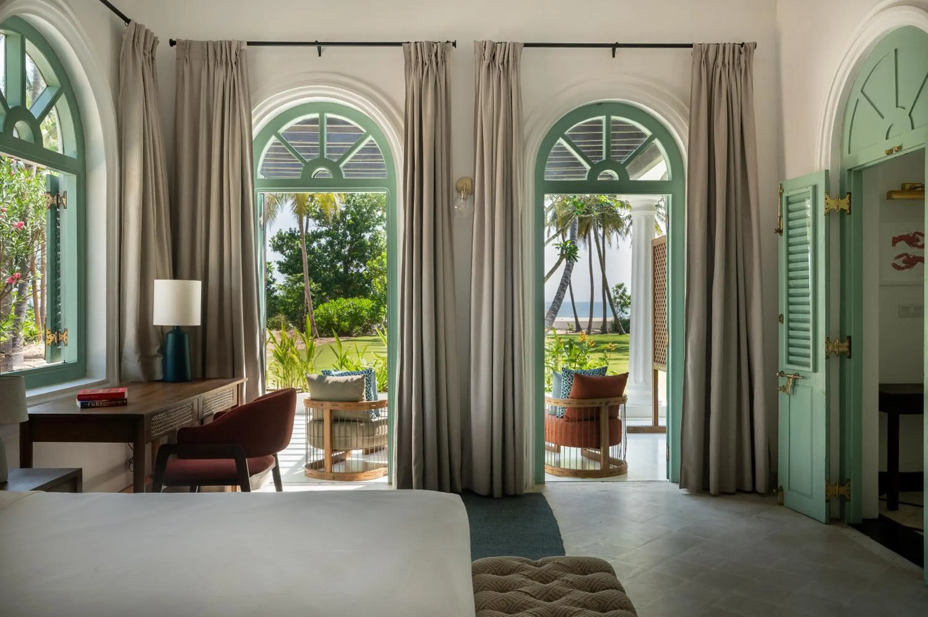 Deluxe Double or Twin Room with Sea View in Kalkudah Beach House Deluxe Double or Twin Room with Sea View in Kalkudah Beach House