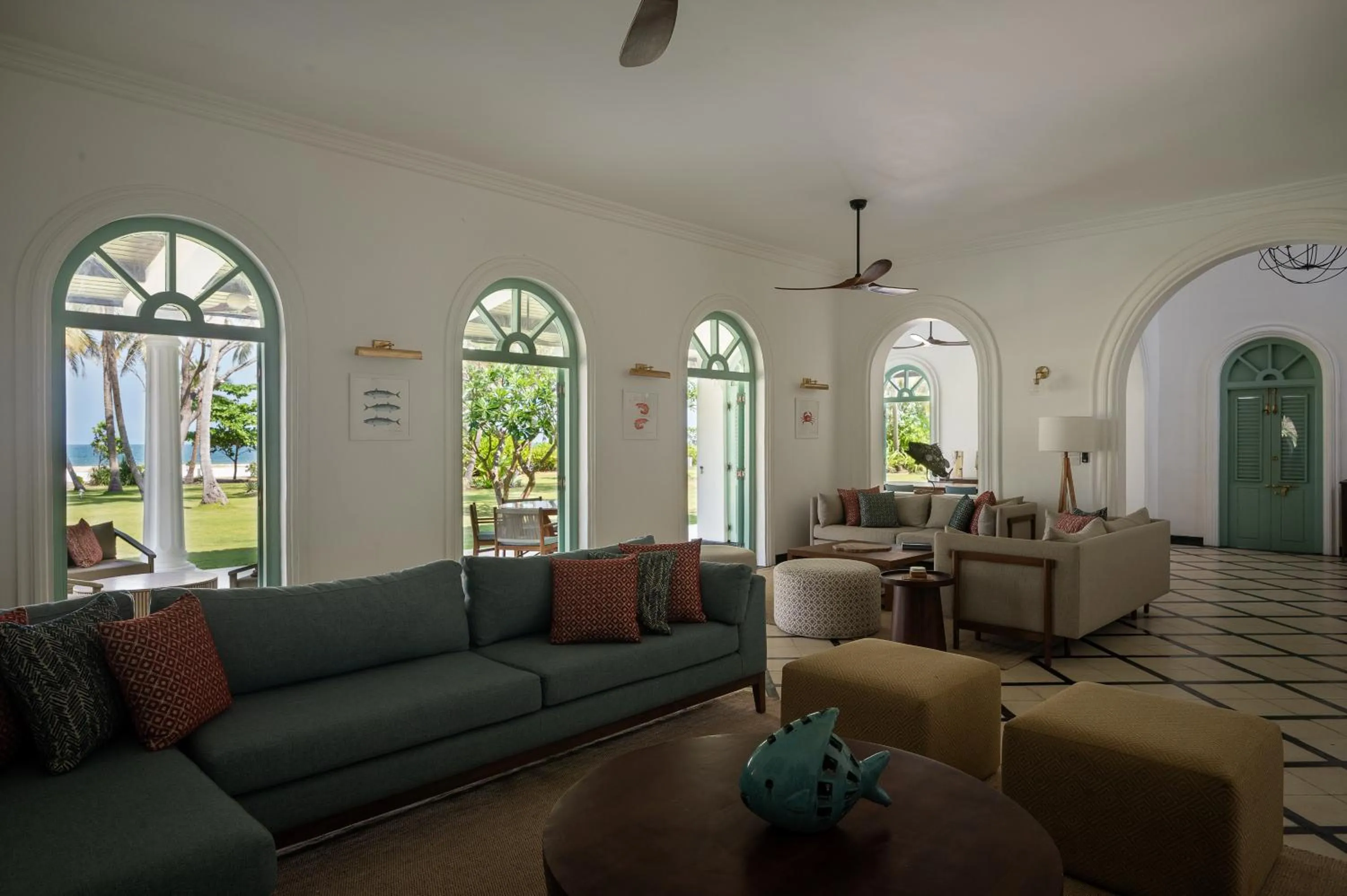 Living room in Kalkudah Beach House