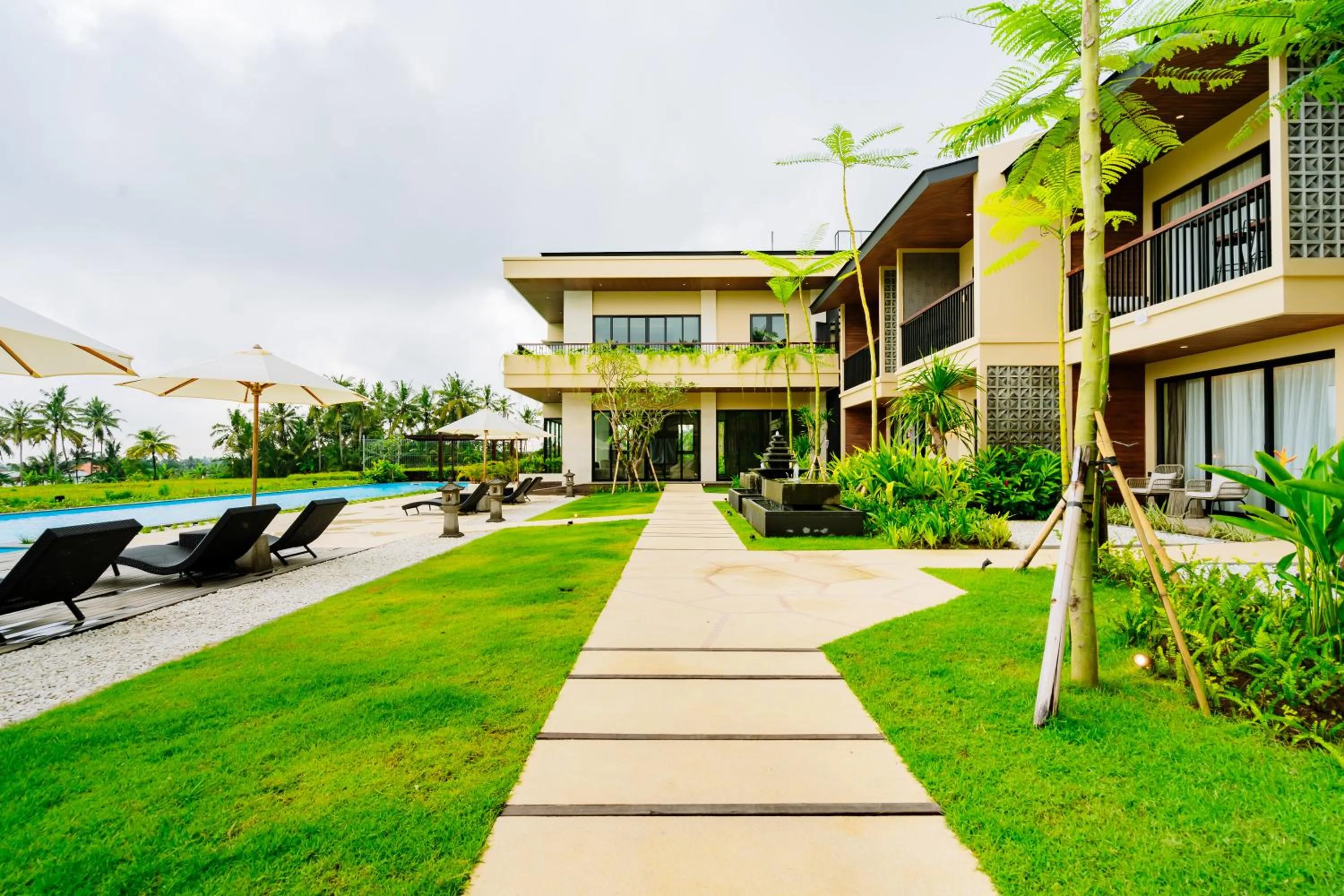 Garden in Big Dragon Villas Ubud