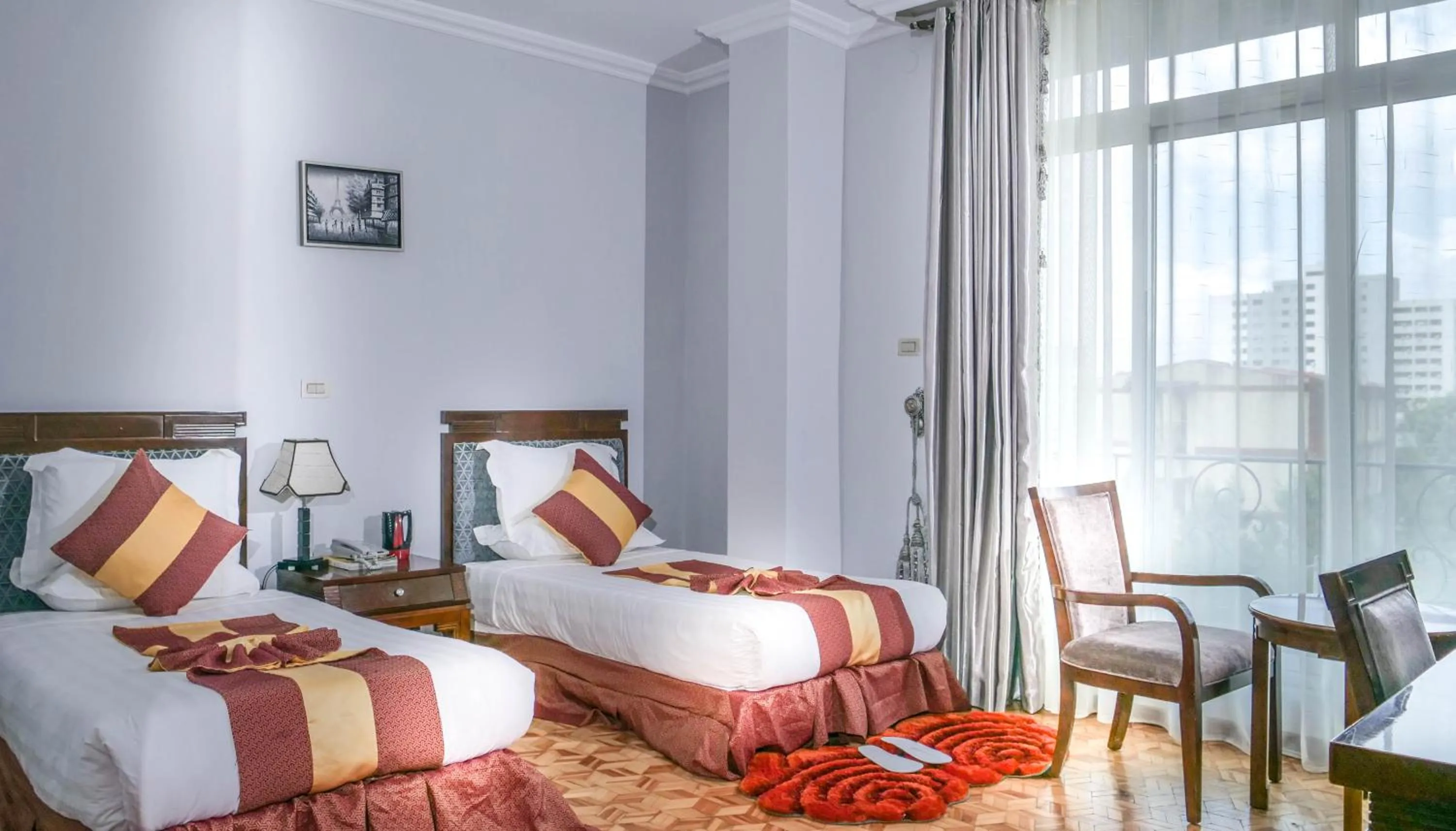 Bedroom, Bed in Tirar International Hotel