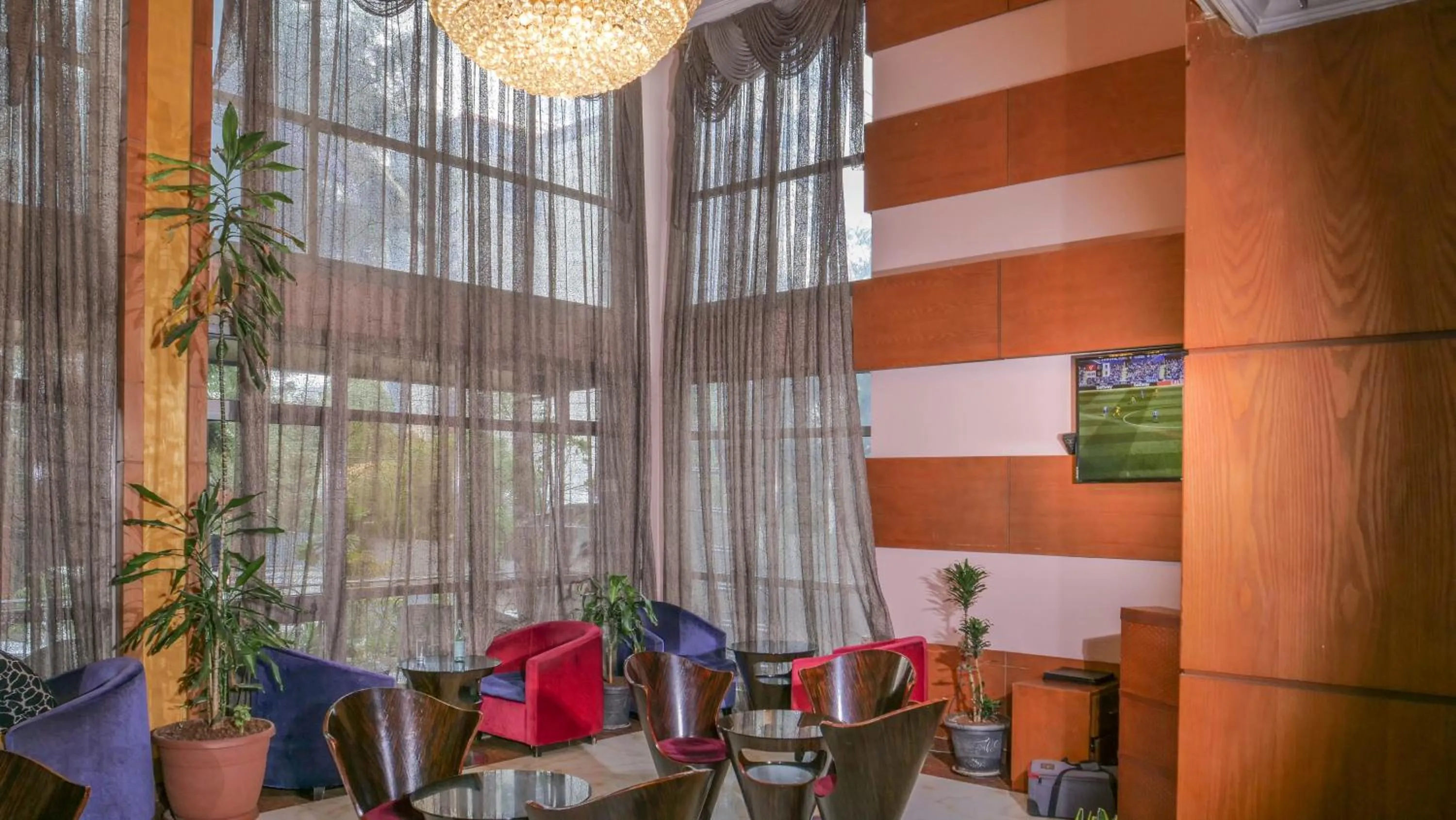 Seating area in Tirar International Hotel