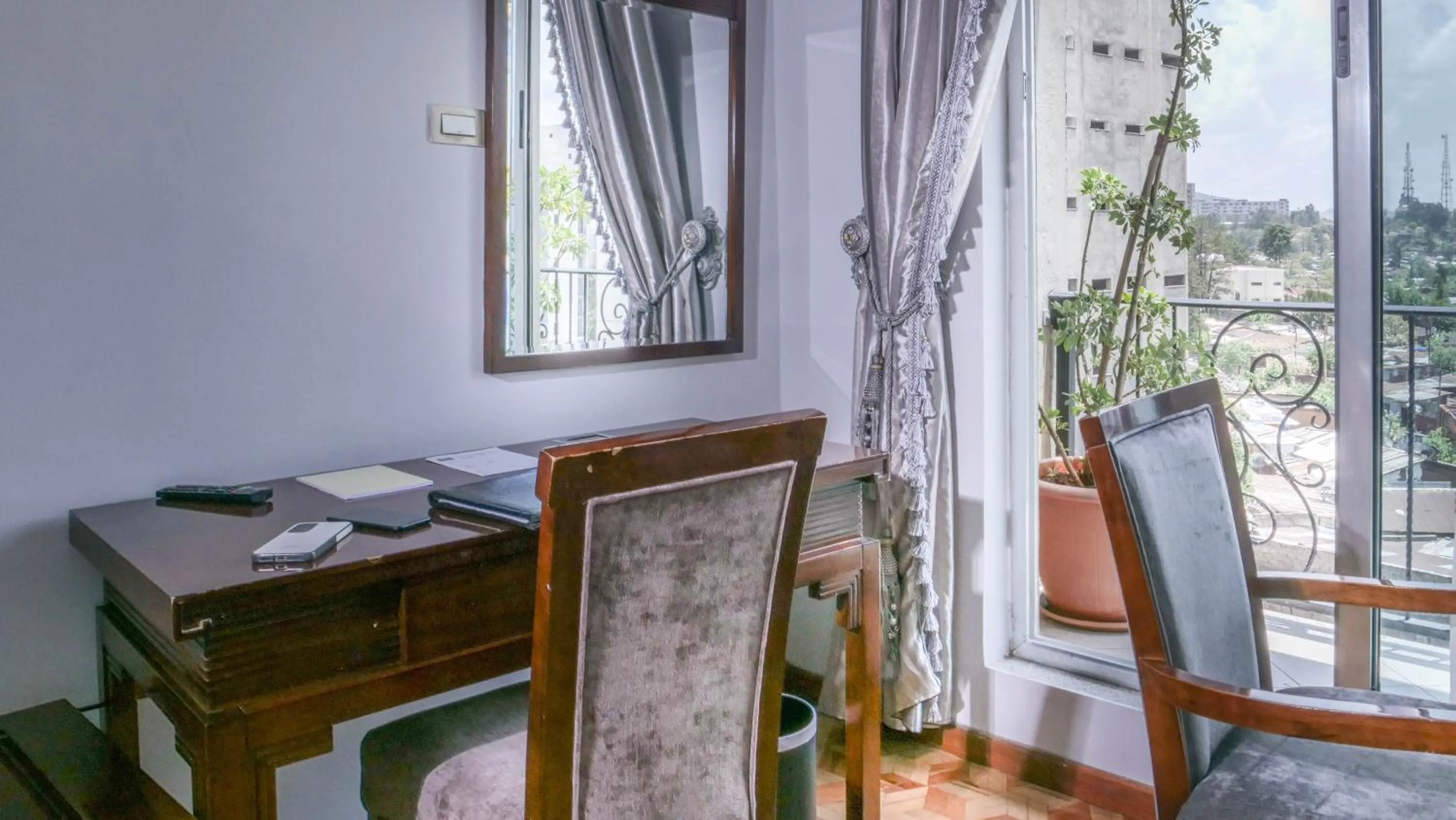 Seating area in Tirar International Hotel