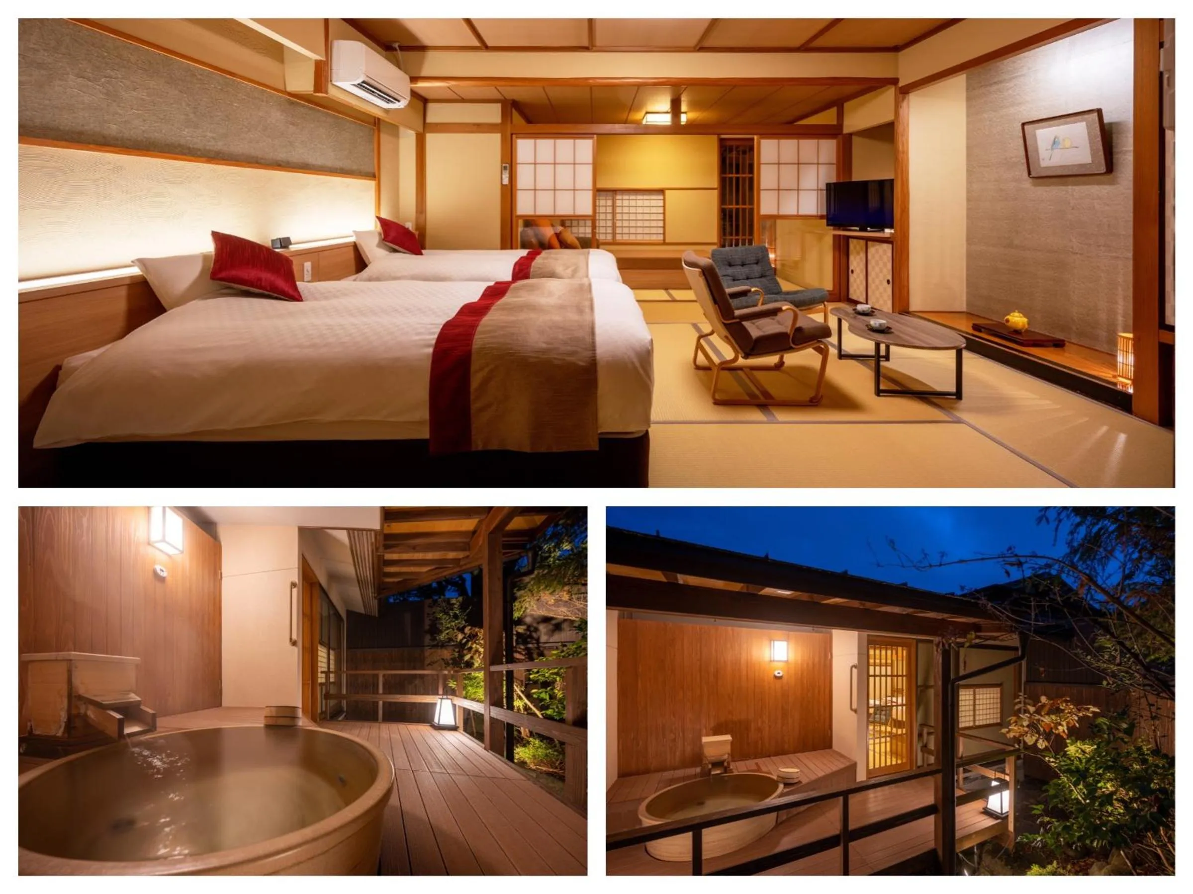 Bed in Hohoemino Kuyufu Tsuruya