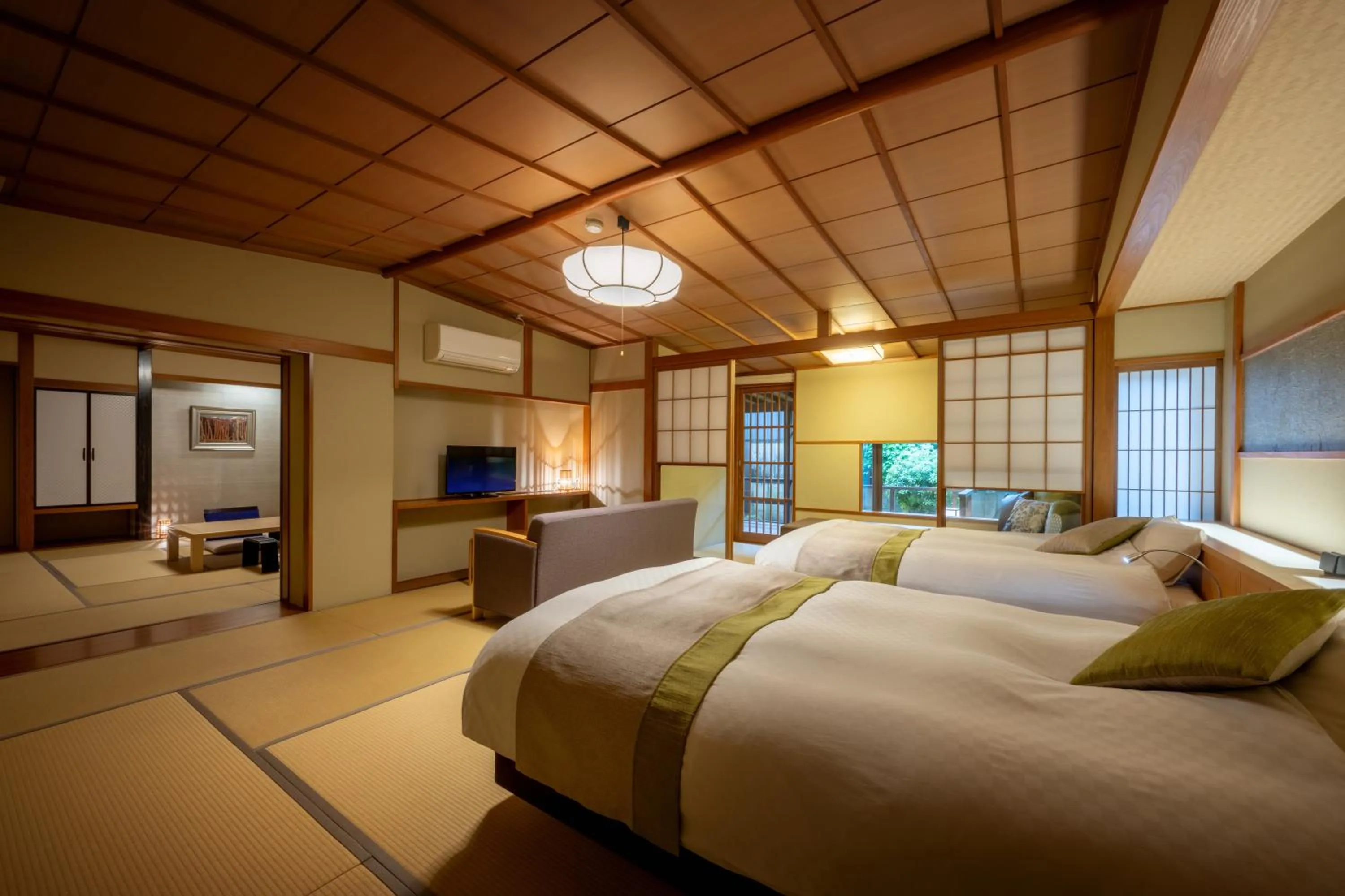 Bed in Hohoemino Kuyufu Tsuruya