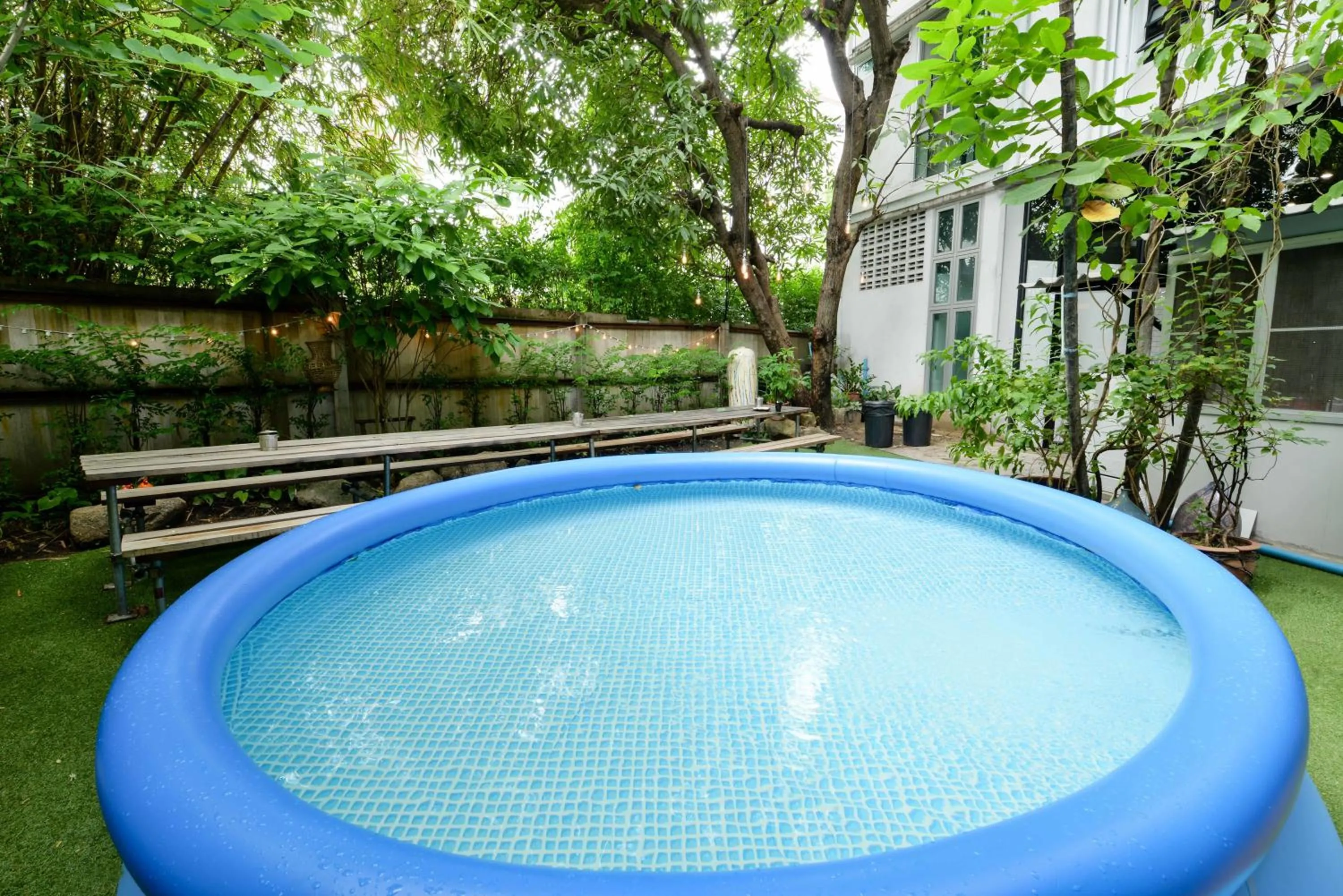 Swimming pool in The Cube Hostel Silom