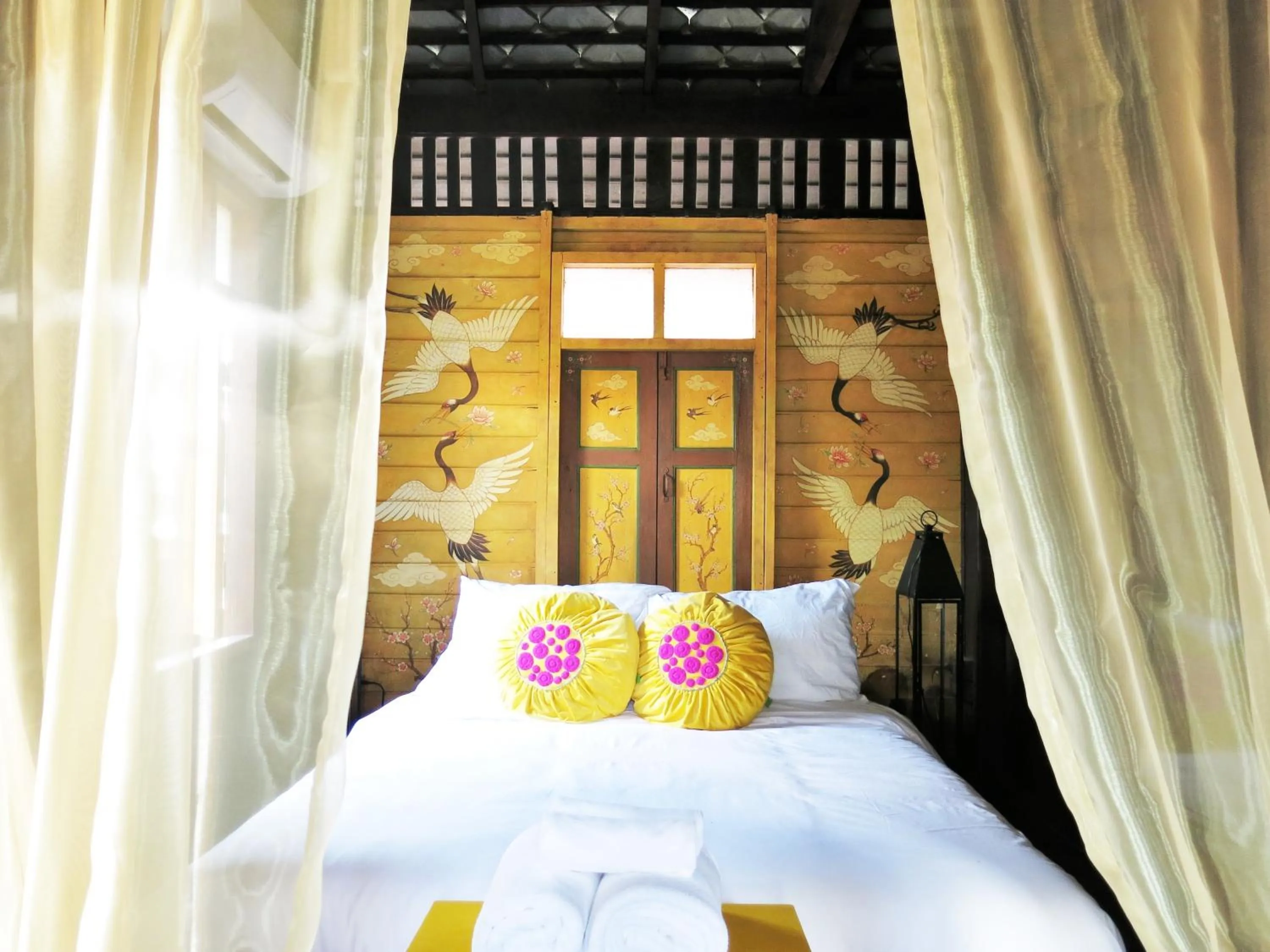Bed in Siamotif Boutique Hotel