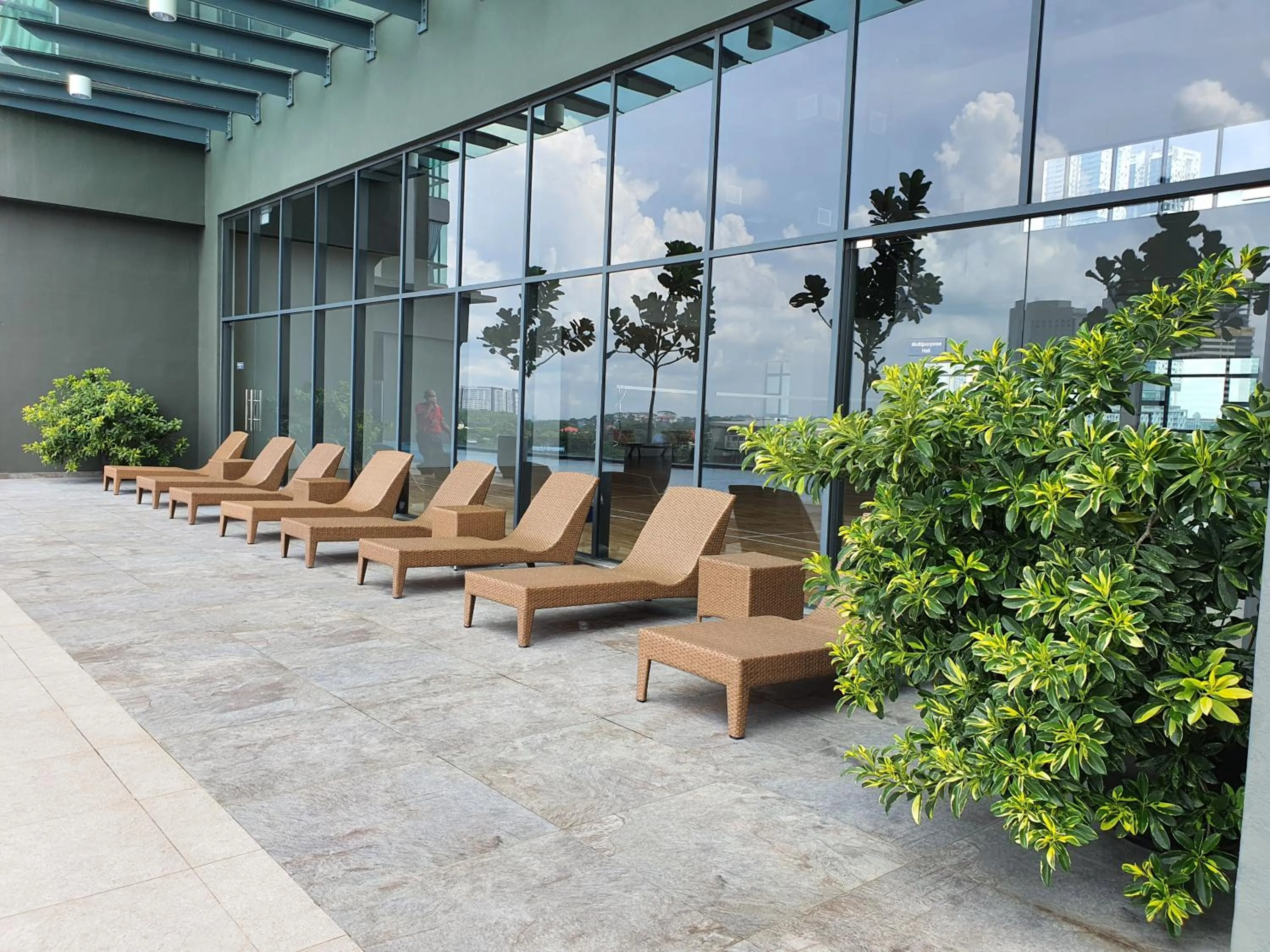 Seating area in SKS Pavillion Suites